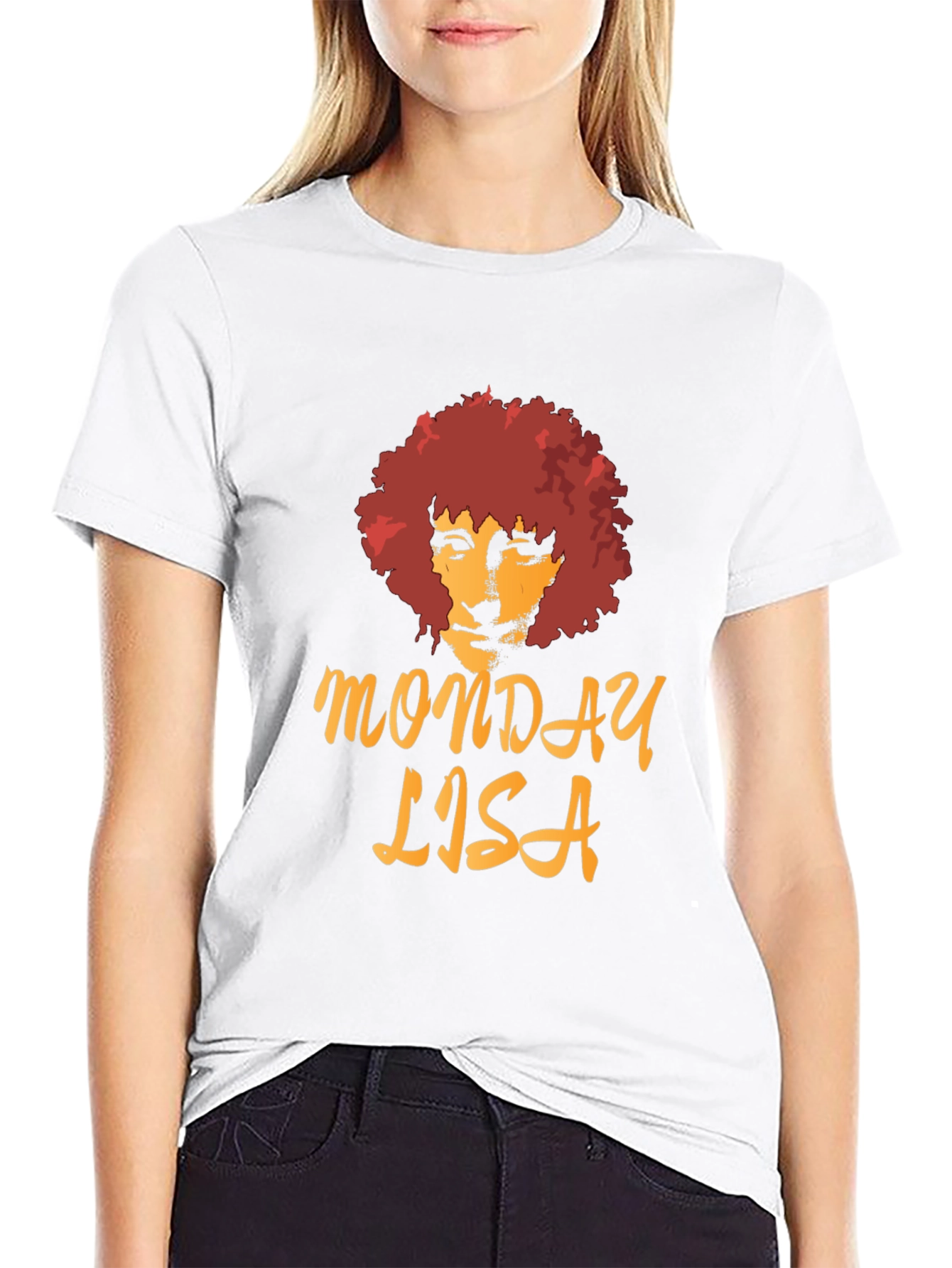 Monday Lisa Graphic T-Shirt - Black