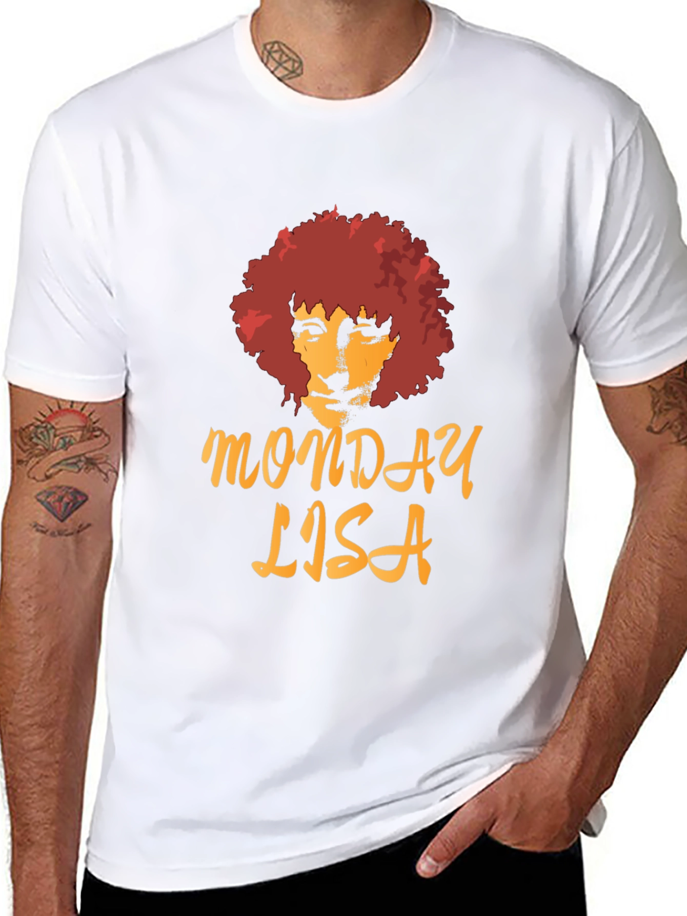 Monday Lisa Graphic T-Shirt - Black