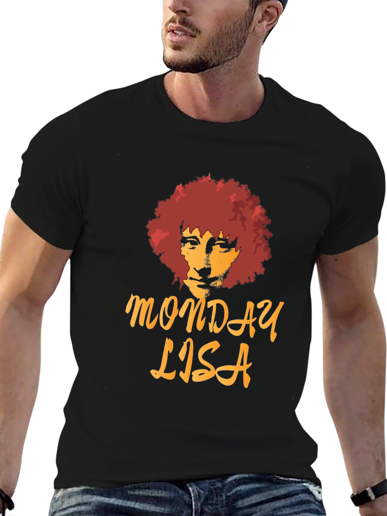 Monday Lisa Graphic T-Shirt - Black