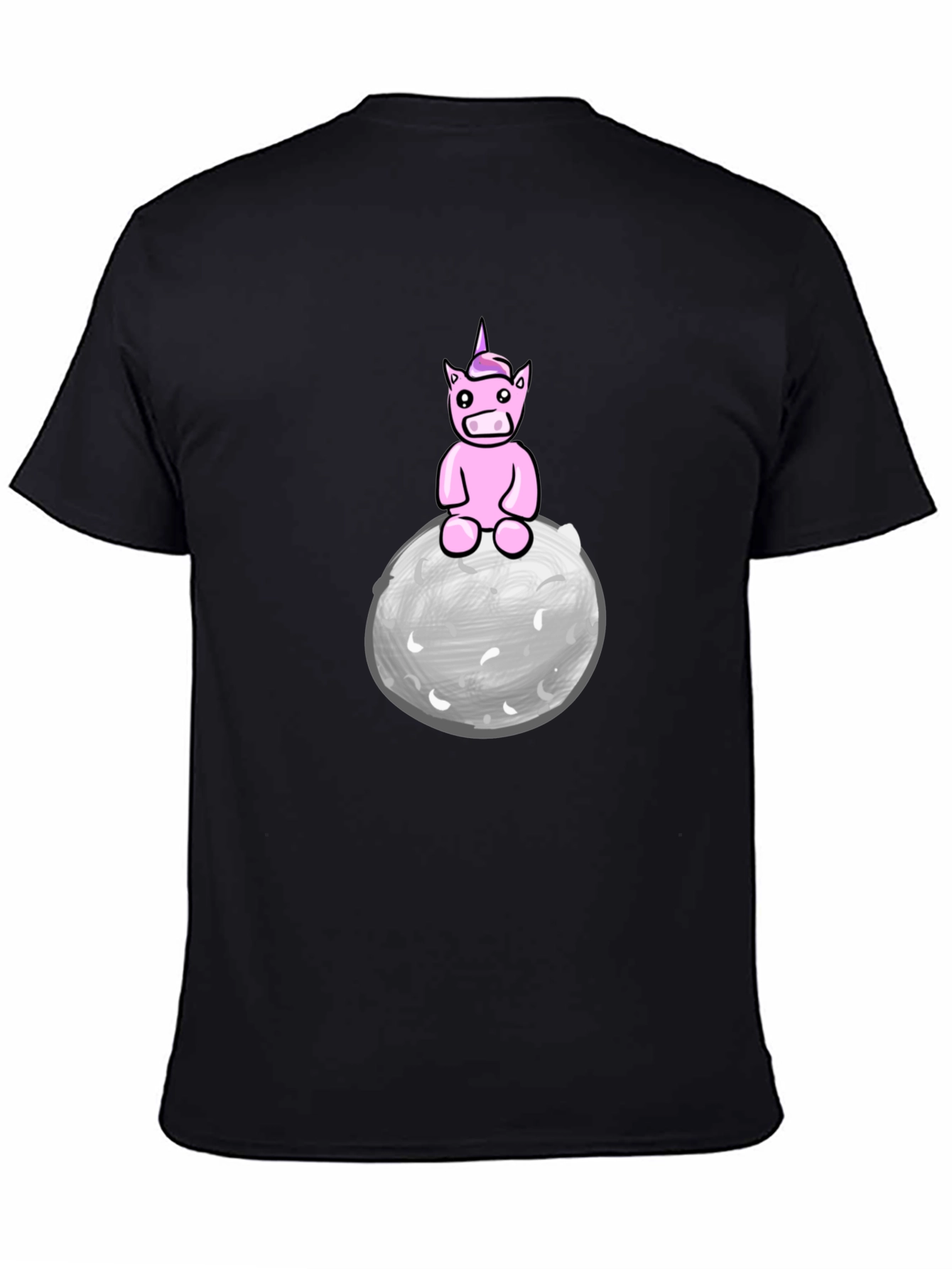 Unicorn on the Moon Graphic Tee