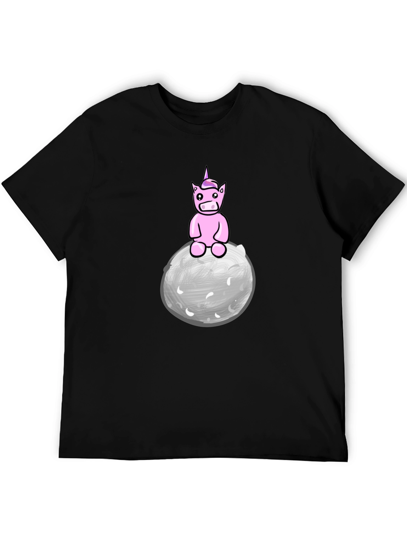 Unicorn on the Moon Graphic Tee