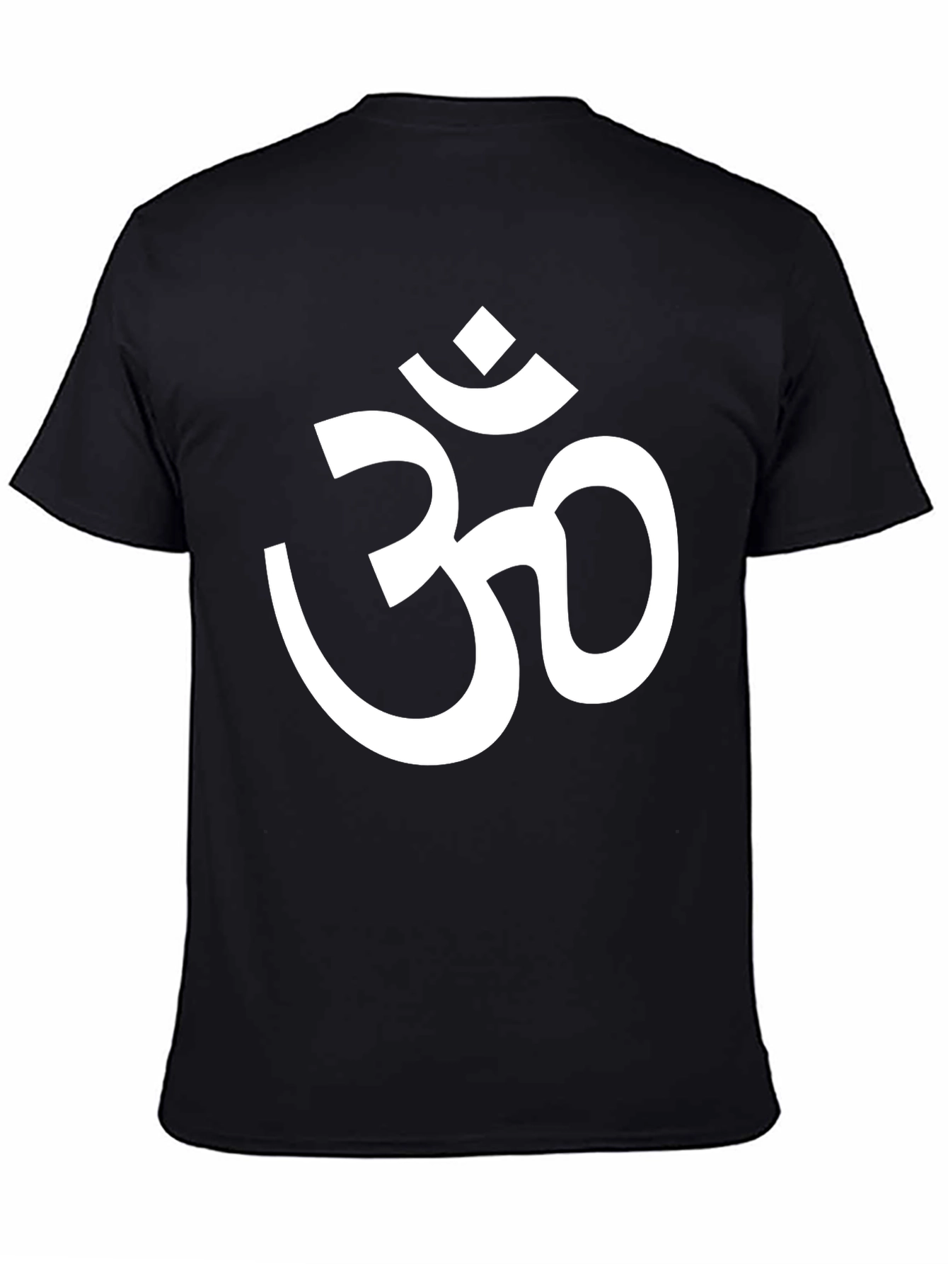 Om Symbol Graphic Tee - Black Cotton T-Shirt