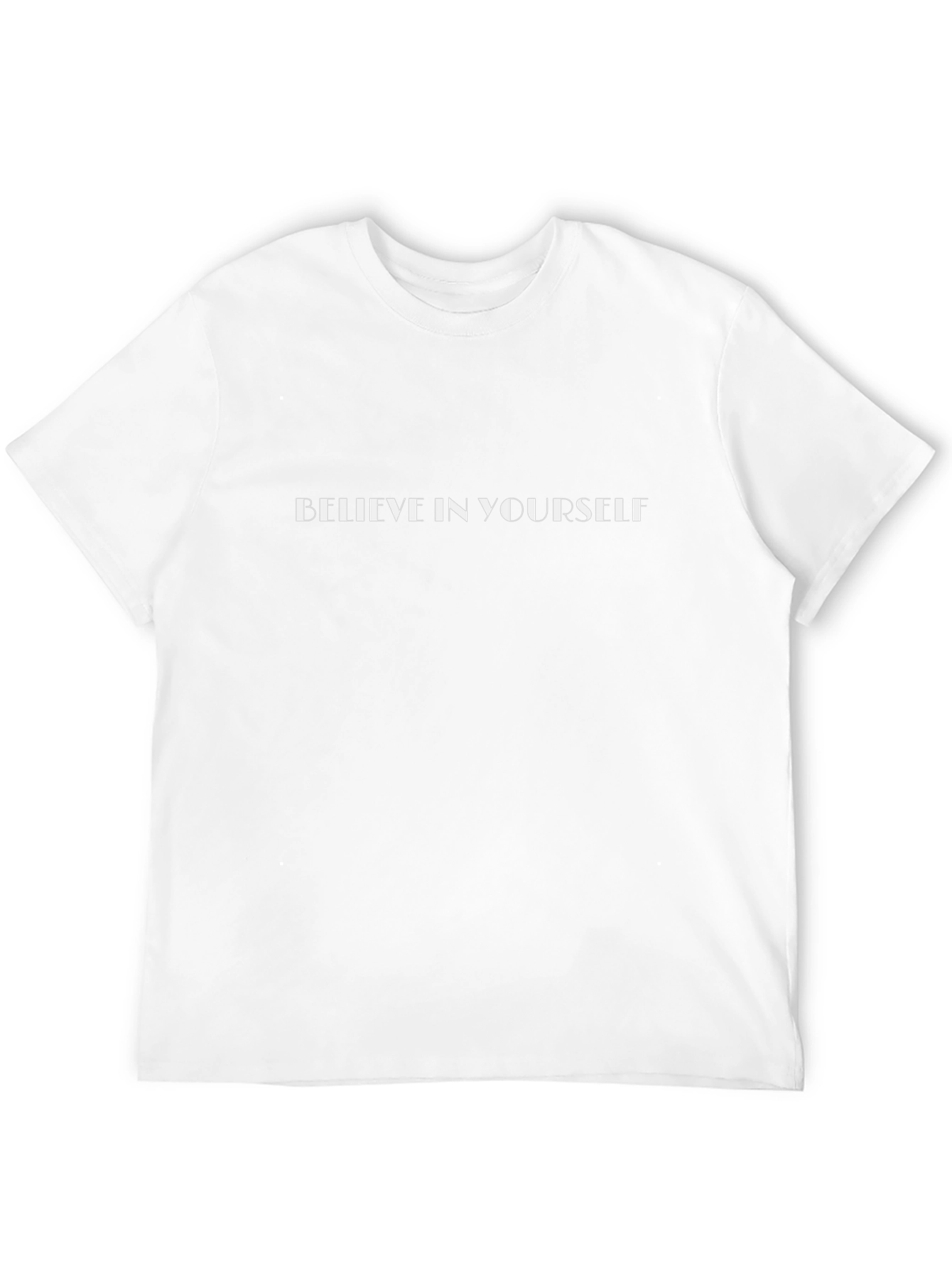 Believe In Yourself Black Graphic Tee