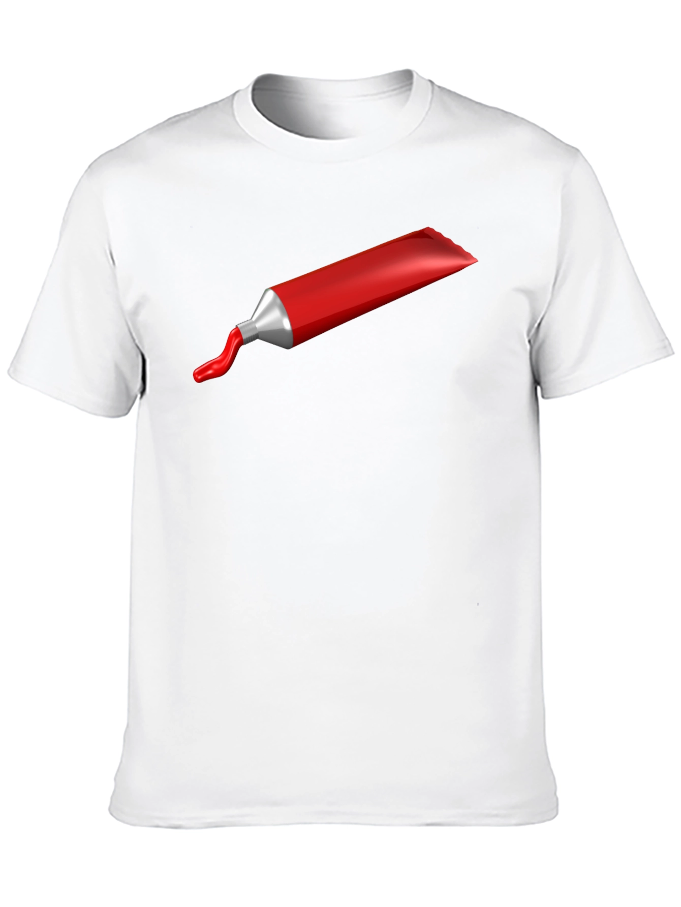 Red Paint Tube Graphic T-Shirt