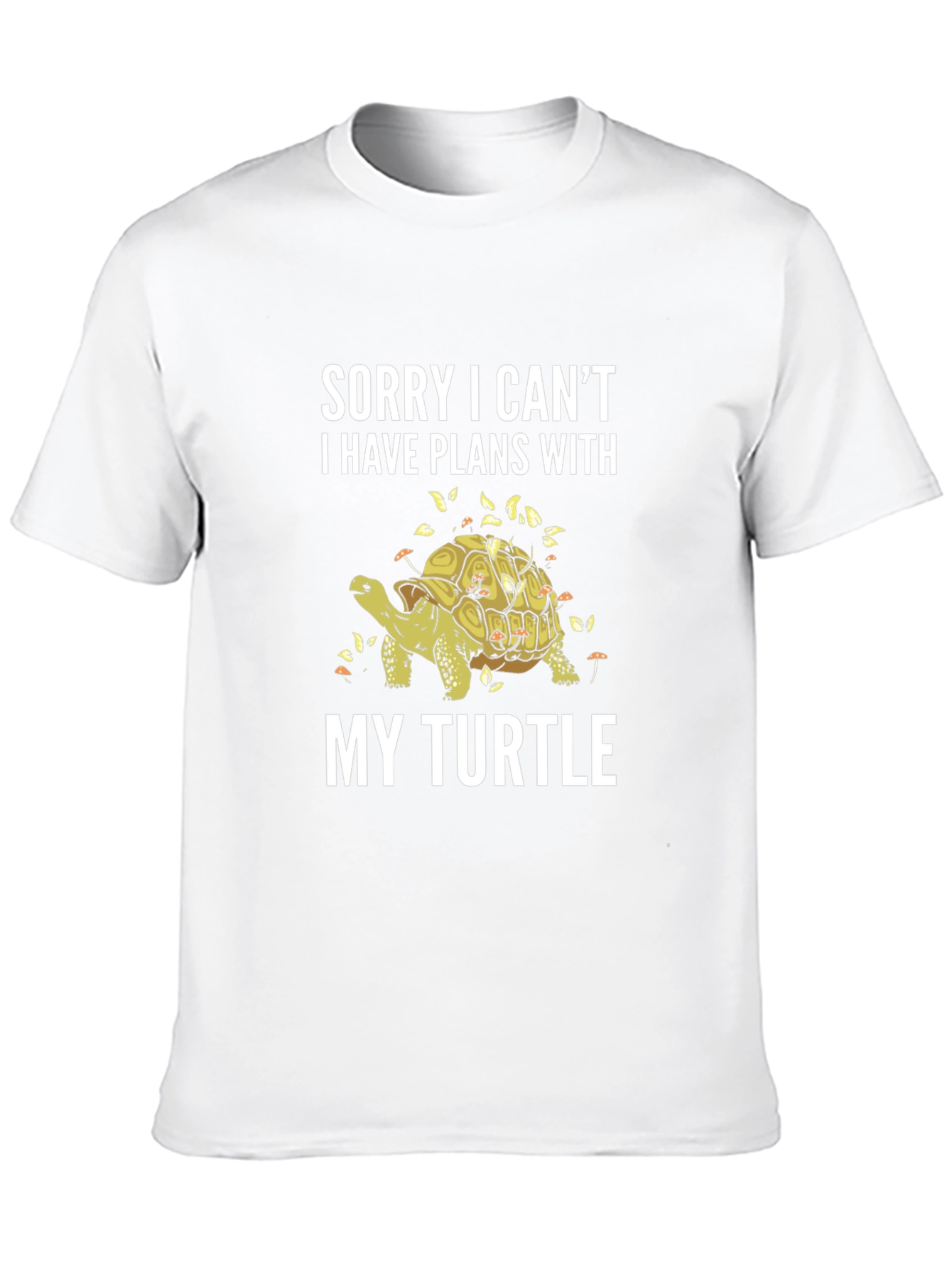 Sorry Plans With My Turtle Graphic Tee