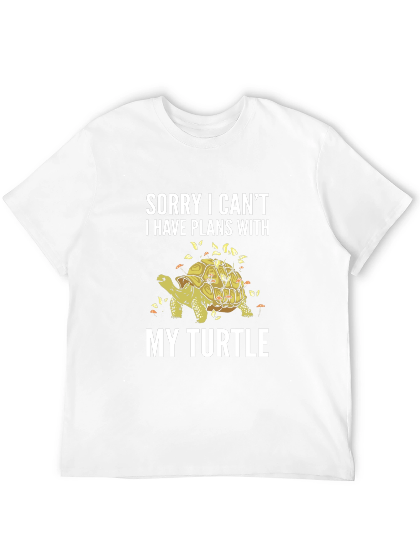 Sorry Plans With My Turtle Graphic Tee