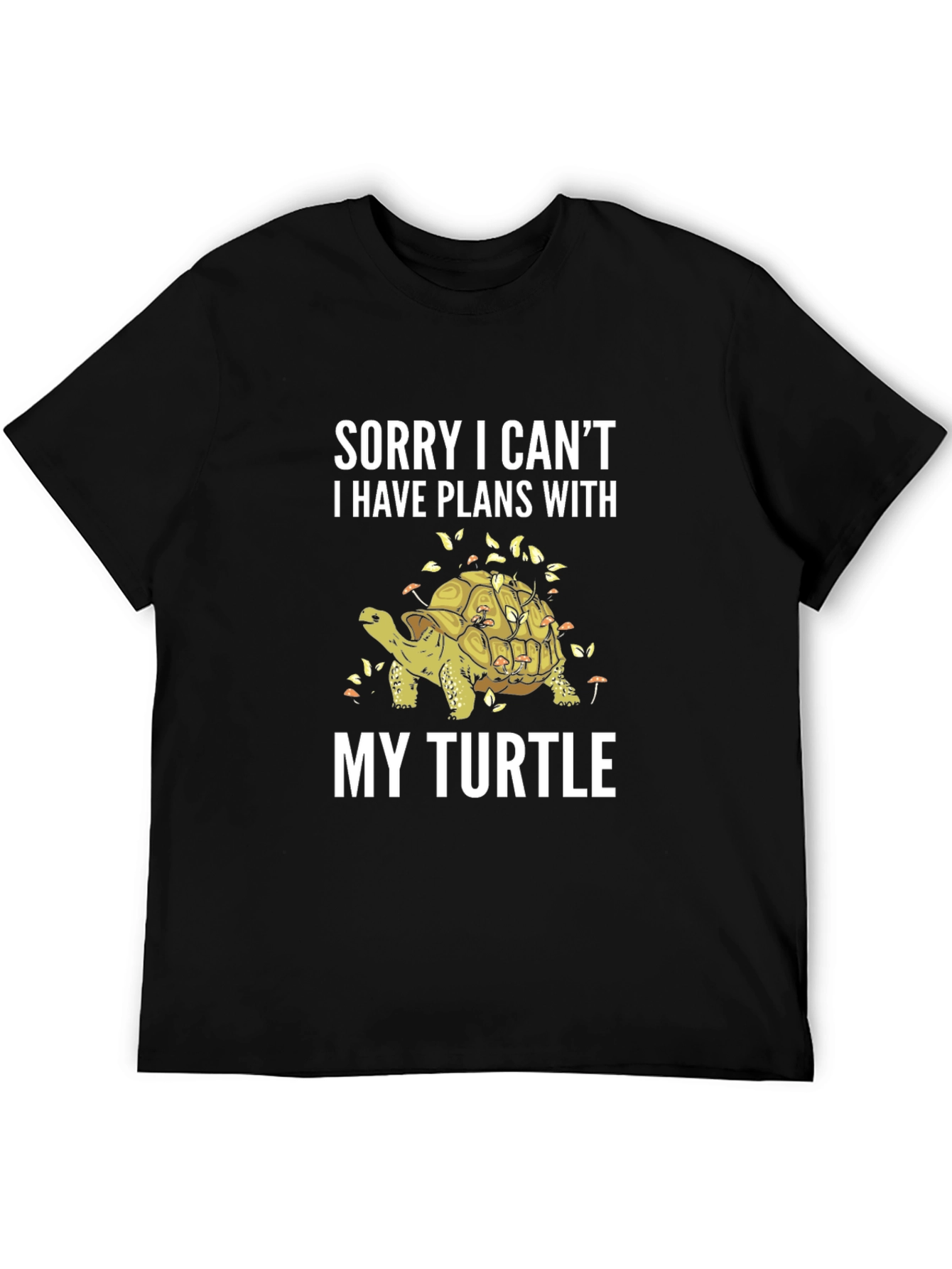 Sorry Plans With My Turtle Graphic Tee