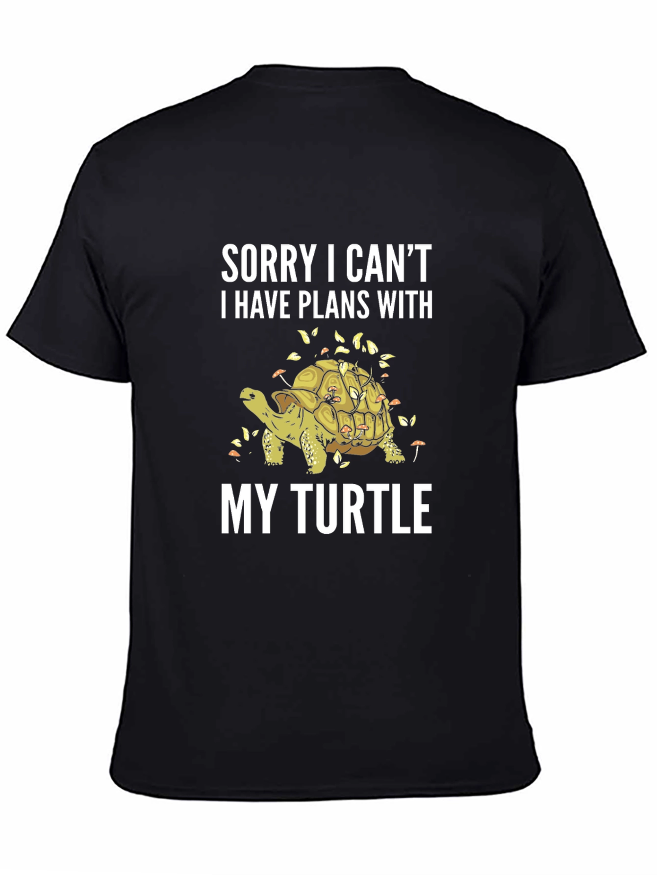 Sorry Plans With My Turtle Graphic Tee