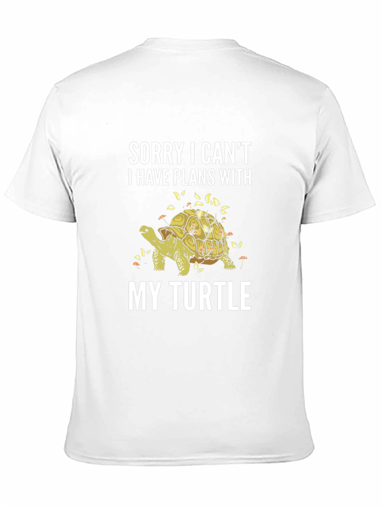 Sorry Plans With My Turtle Graphic Tee