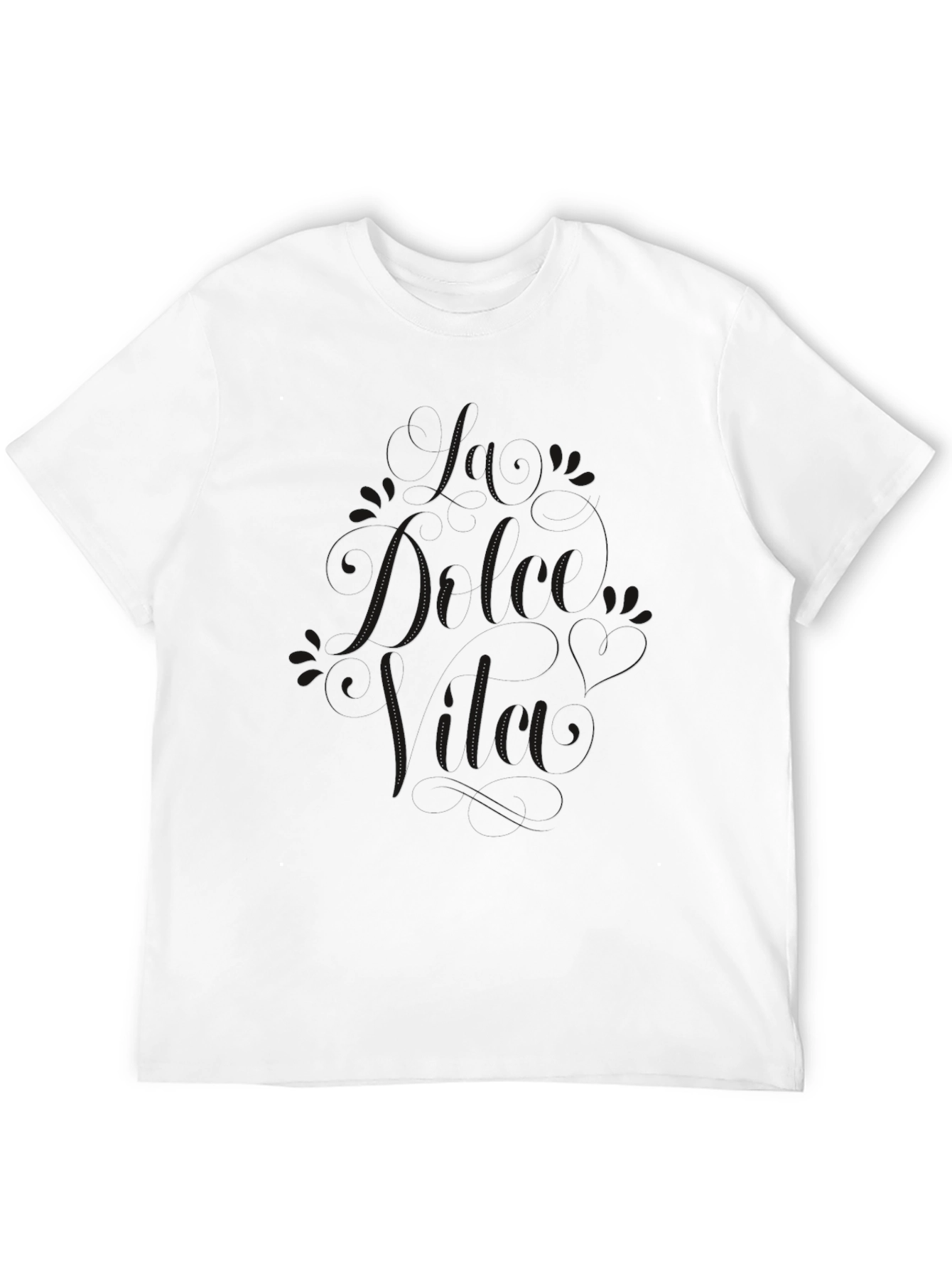 Mens Black Graphic T-Shirt: Oh Delta Vibes