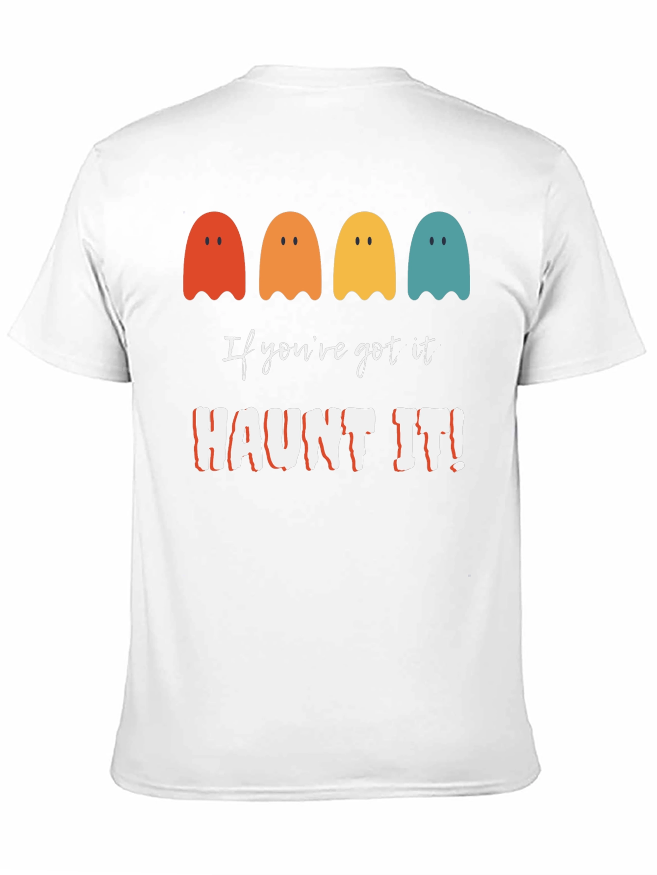 Haunt It! Ghost Graphic Tee - Halloween Shirt