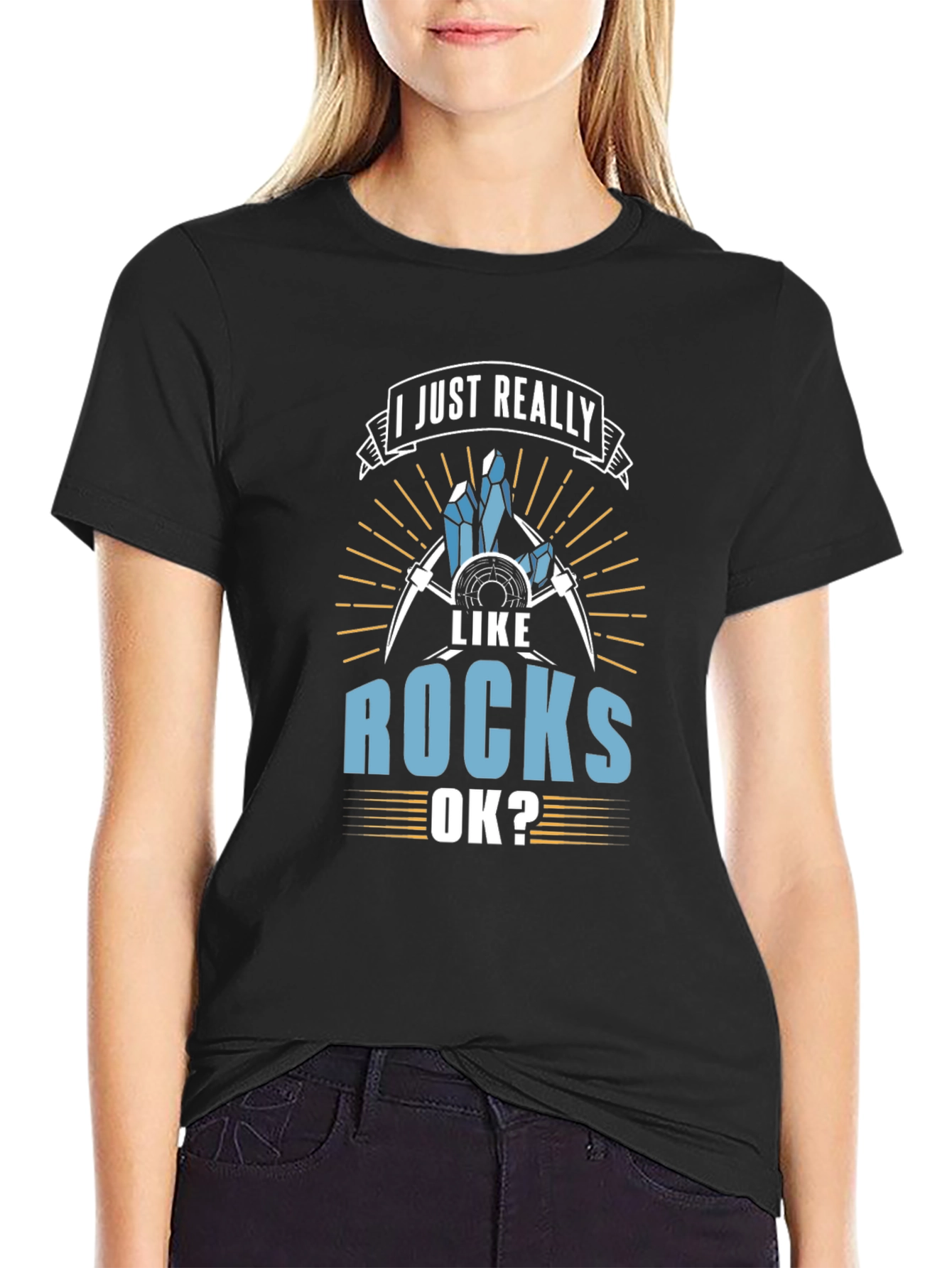 I Just Really Like Rocks OK? T-Shirt