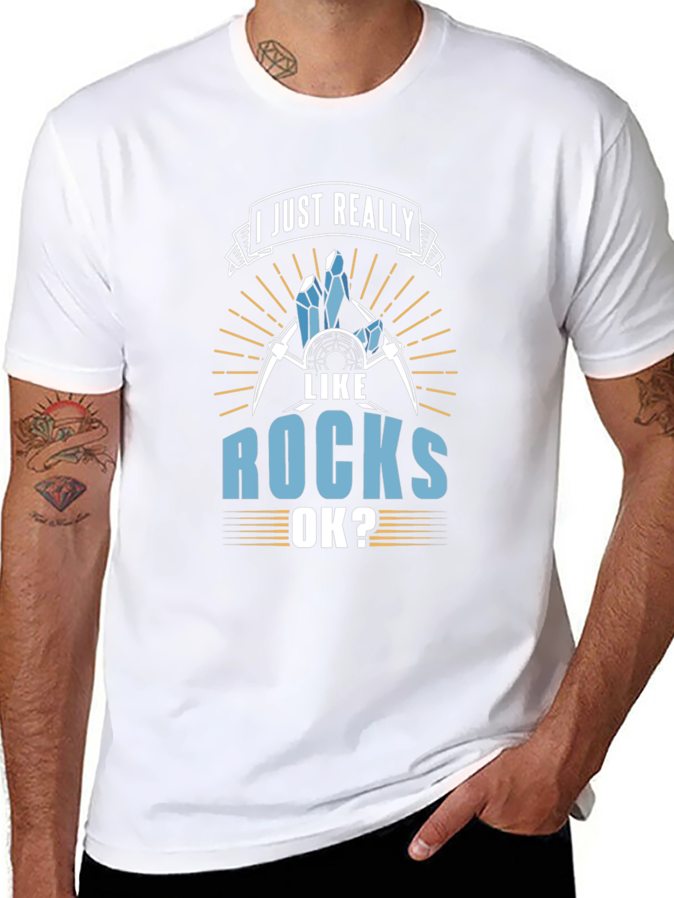 I Just Really Like Rocks OK? T-Shirt