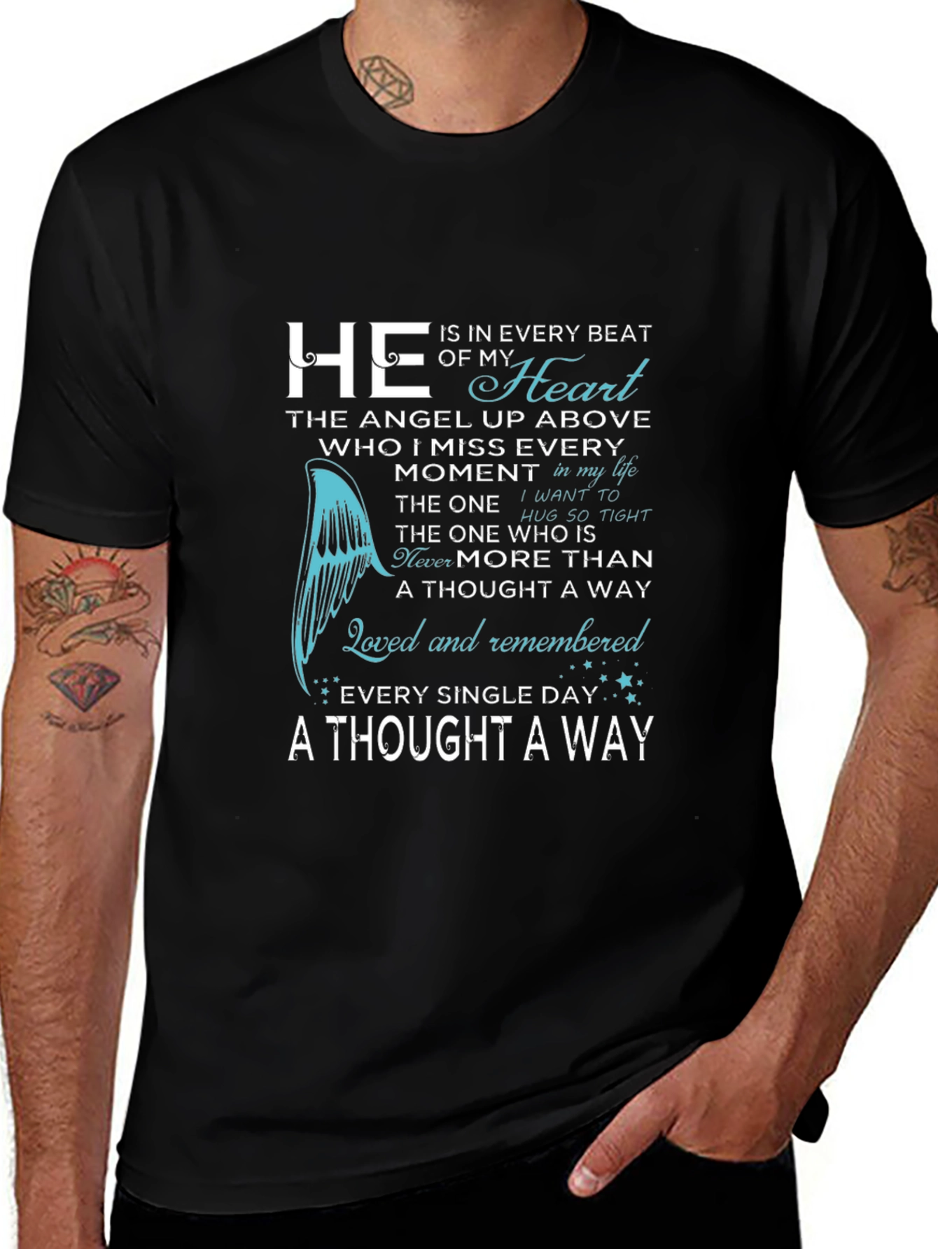 Memorial T-Shirt: Loved & Remembered
