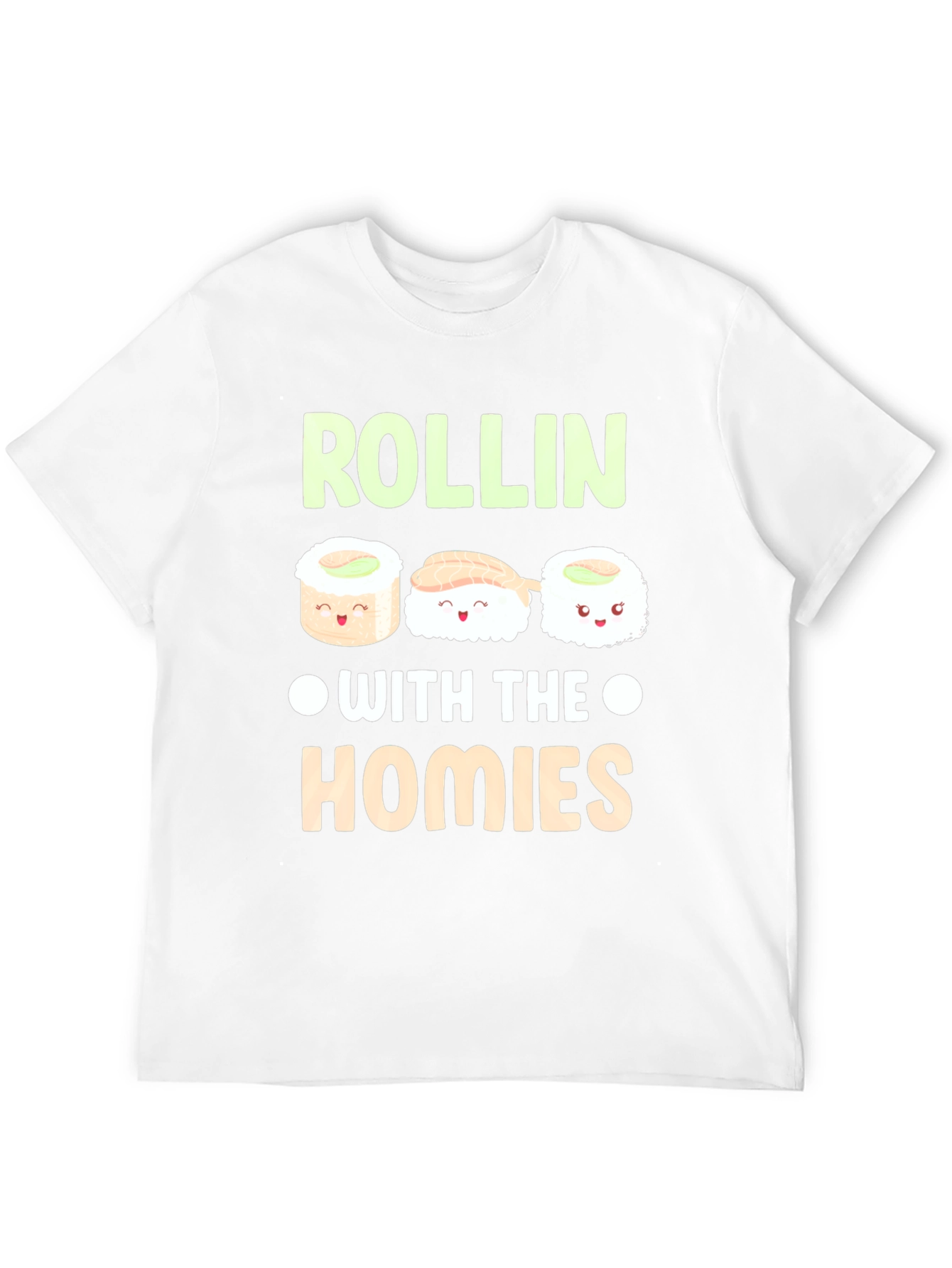 Rollin with the Homies Sushi Graphic Tee