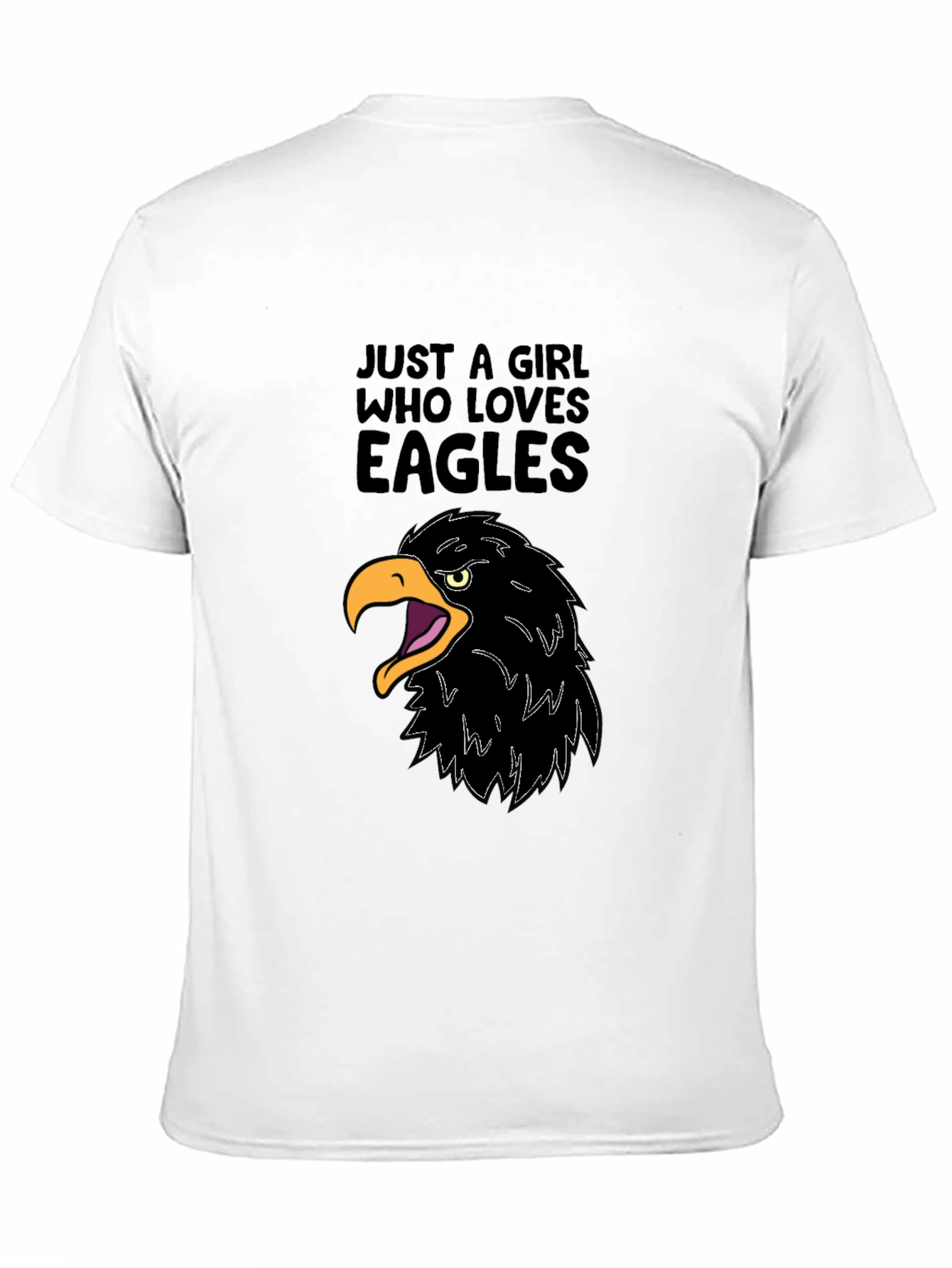 Girl Who Loves Eagles Graphic Tee