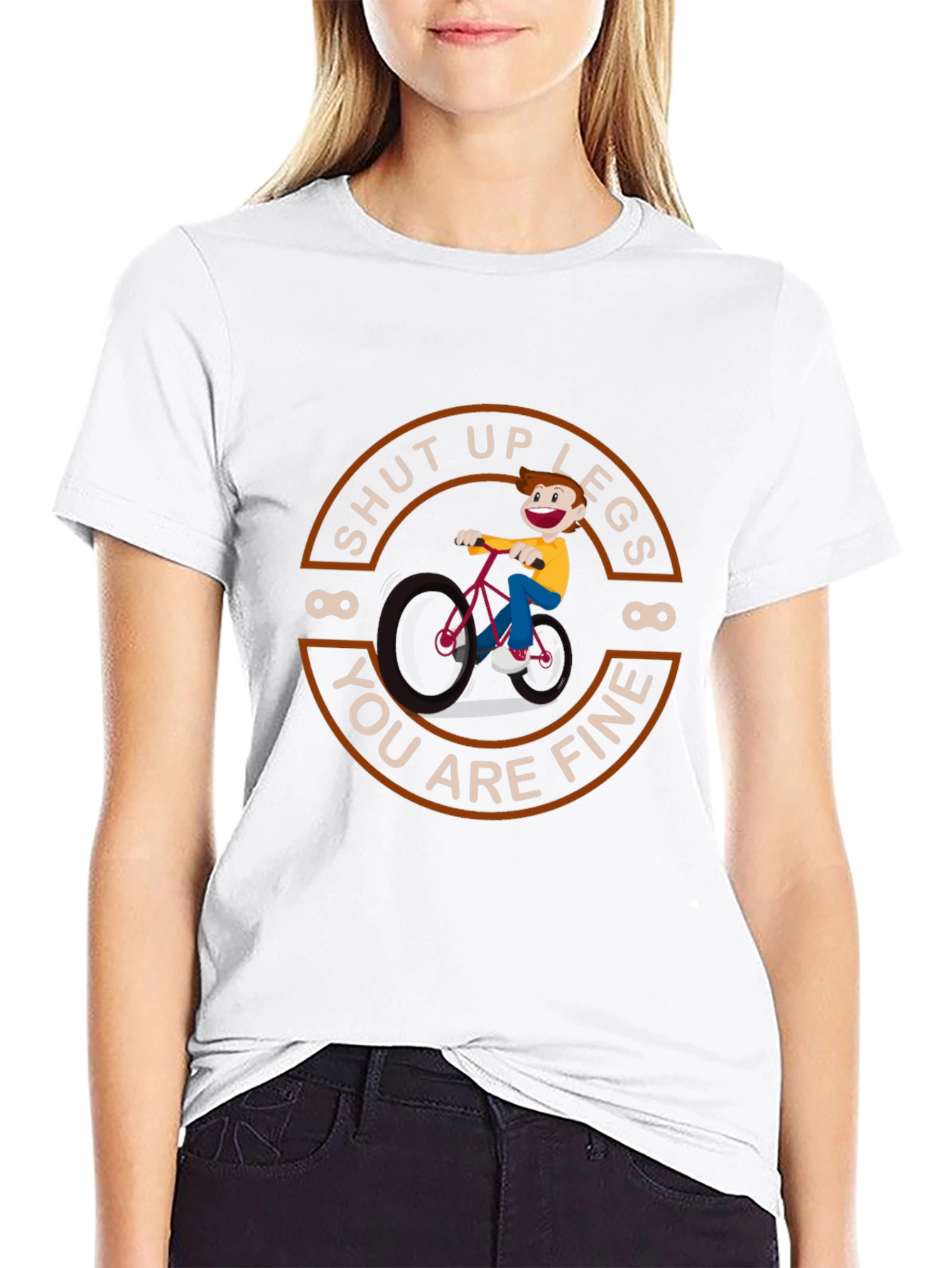 Shut Up Legs T-Shirt - Cycling Humor