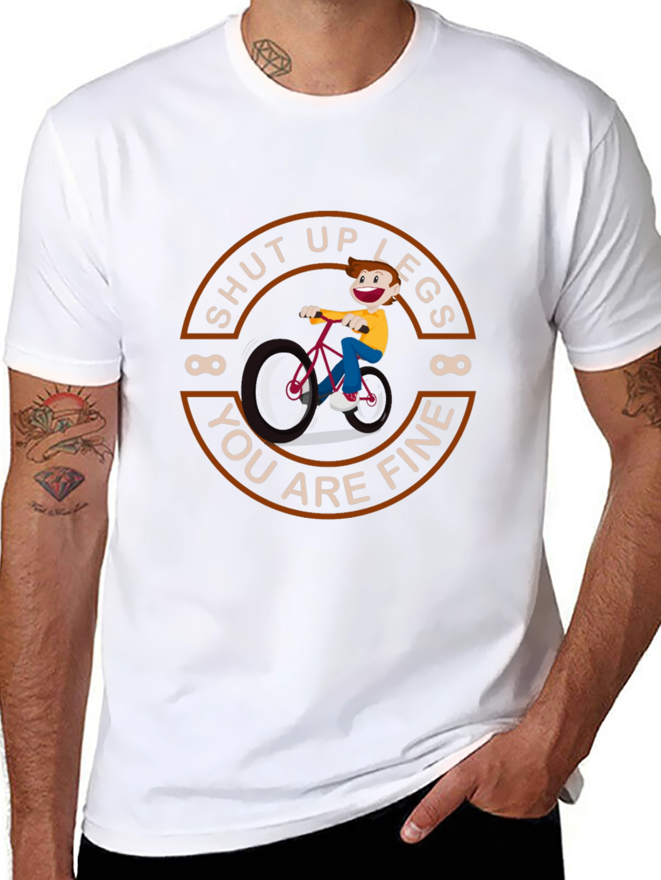 Shut Up Legs T-Shirt - Cycling Humor