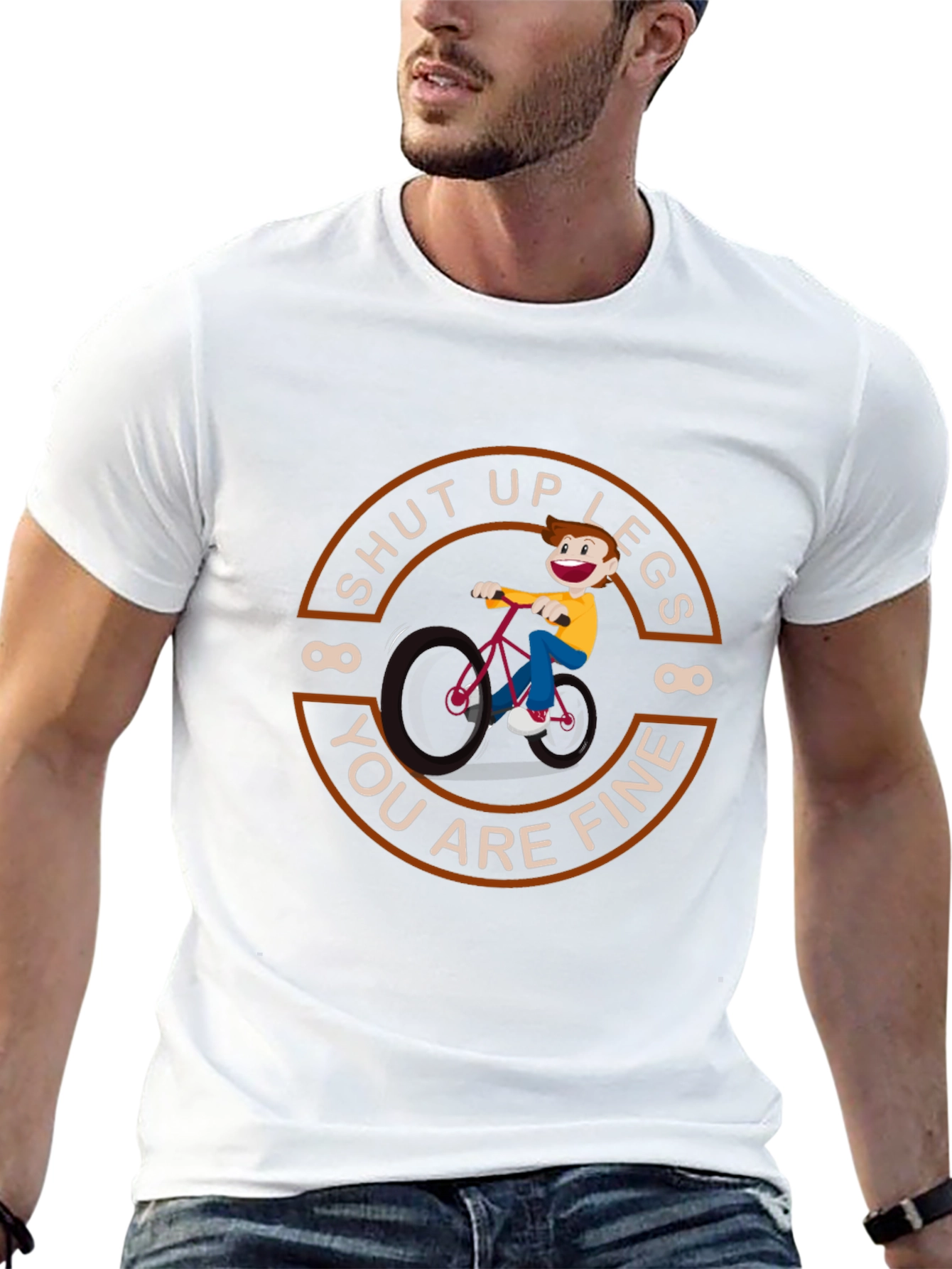 Shut Up Legs T-Shirt - Cycling Humor