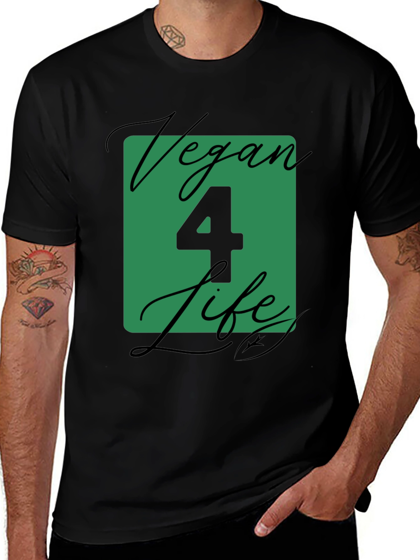Vegan 4 Life T-Shirt - Stylish & Comfortable