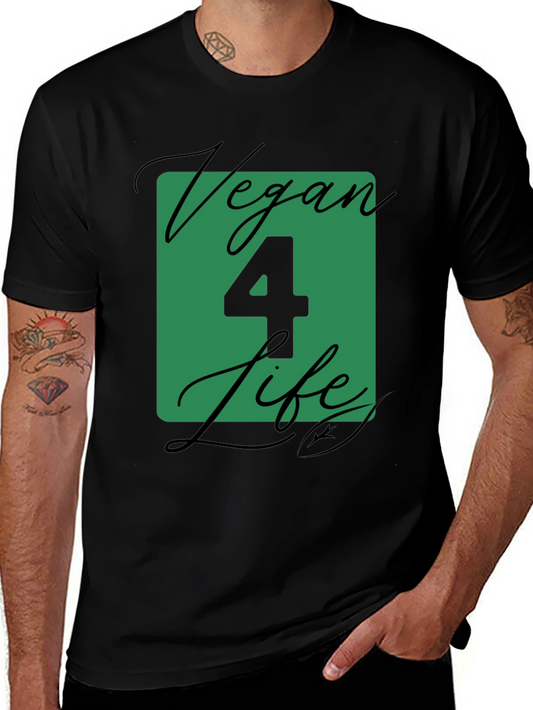 Vegan 4 Life T-Shirt - Stylish & Comfortable