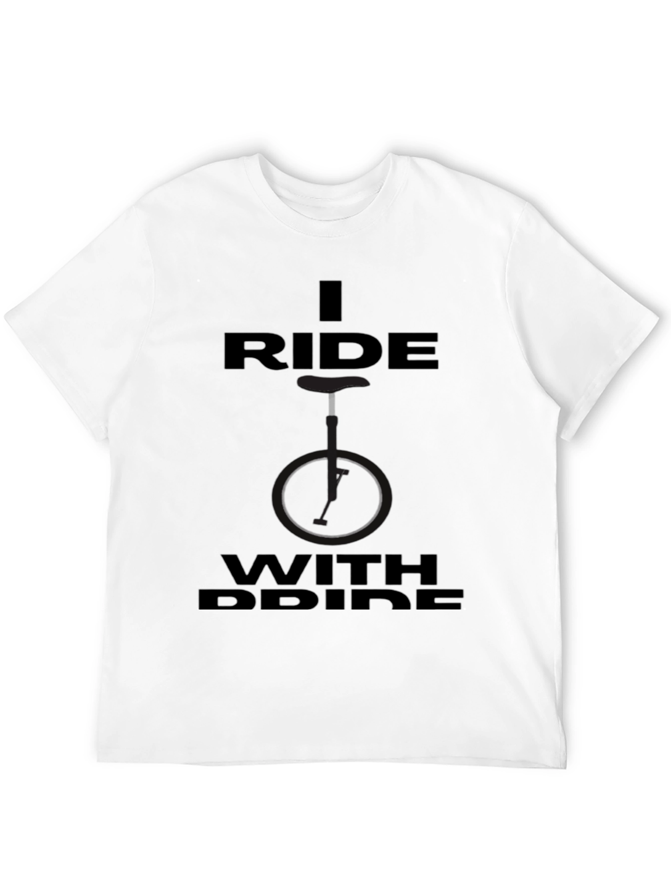 I Ride With Pride Black T-Shirt