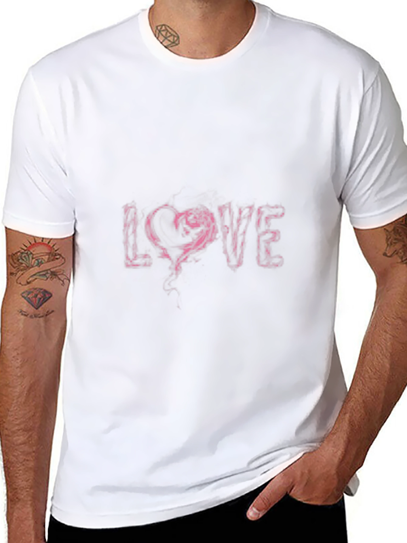 Love Graphic Black T-Shirt