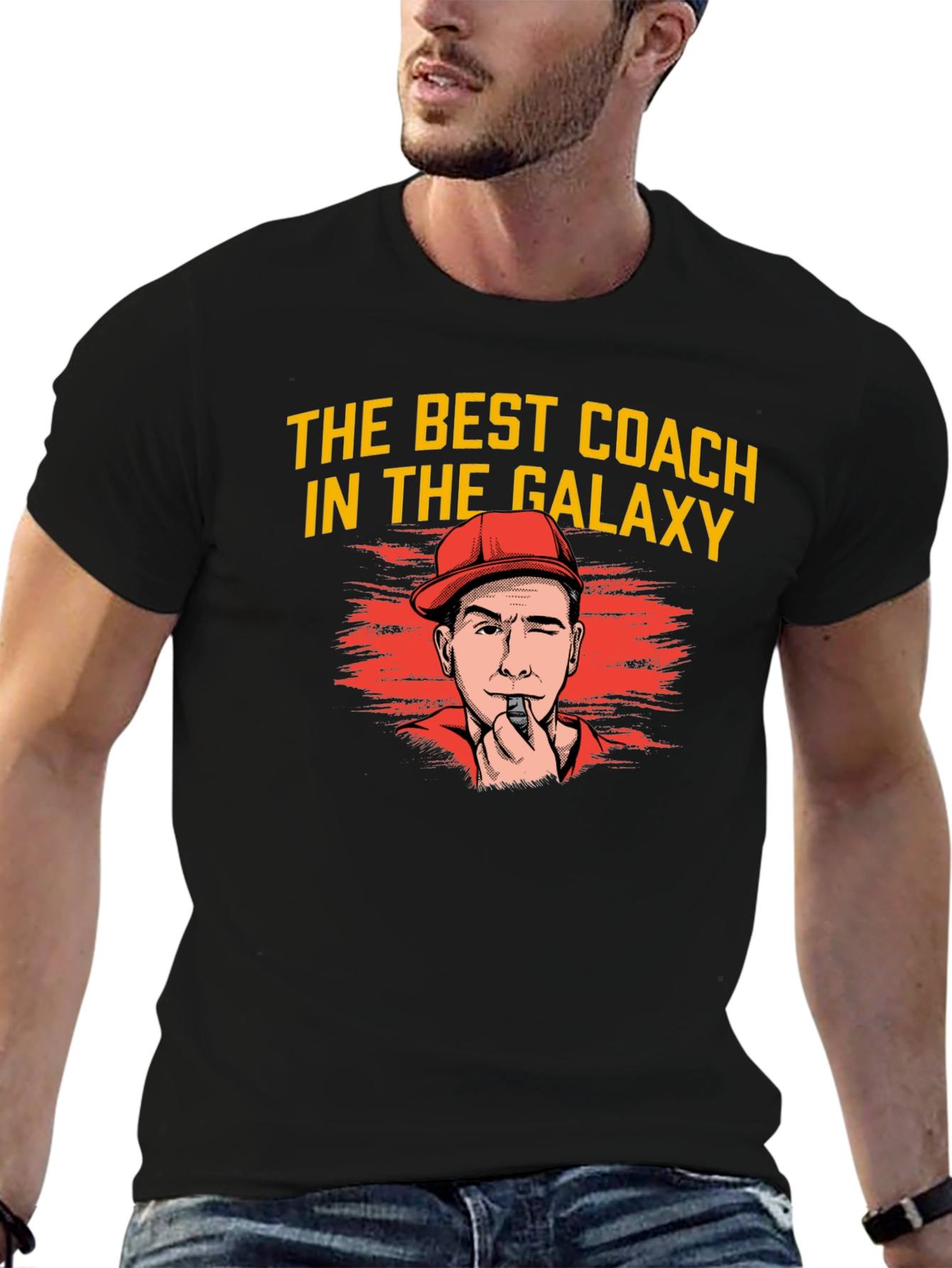 Best Coach in the Galaxy Graphic Tee