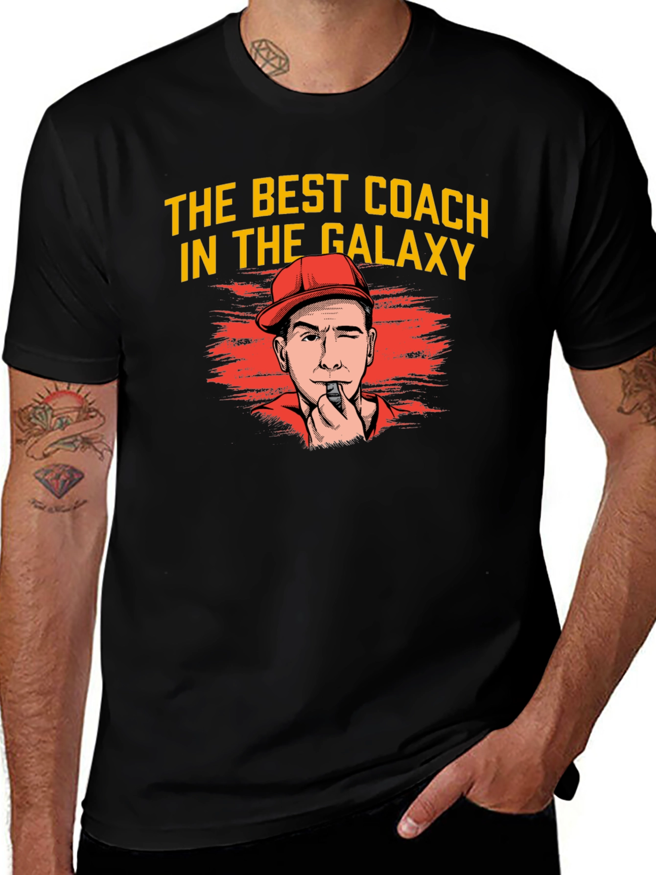 Best Coach in the Galaxy Graphic Tee