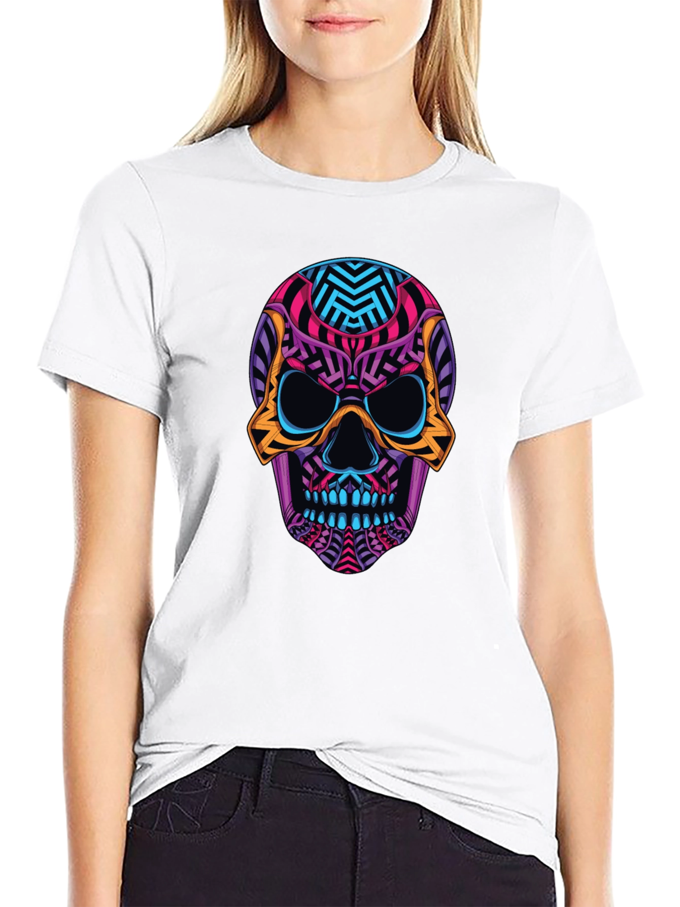 Cool Skull Graphic T-Shirt