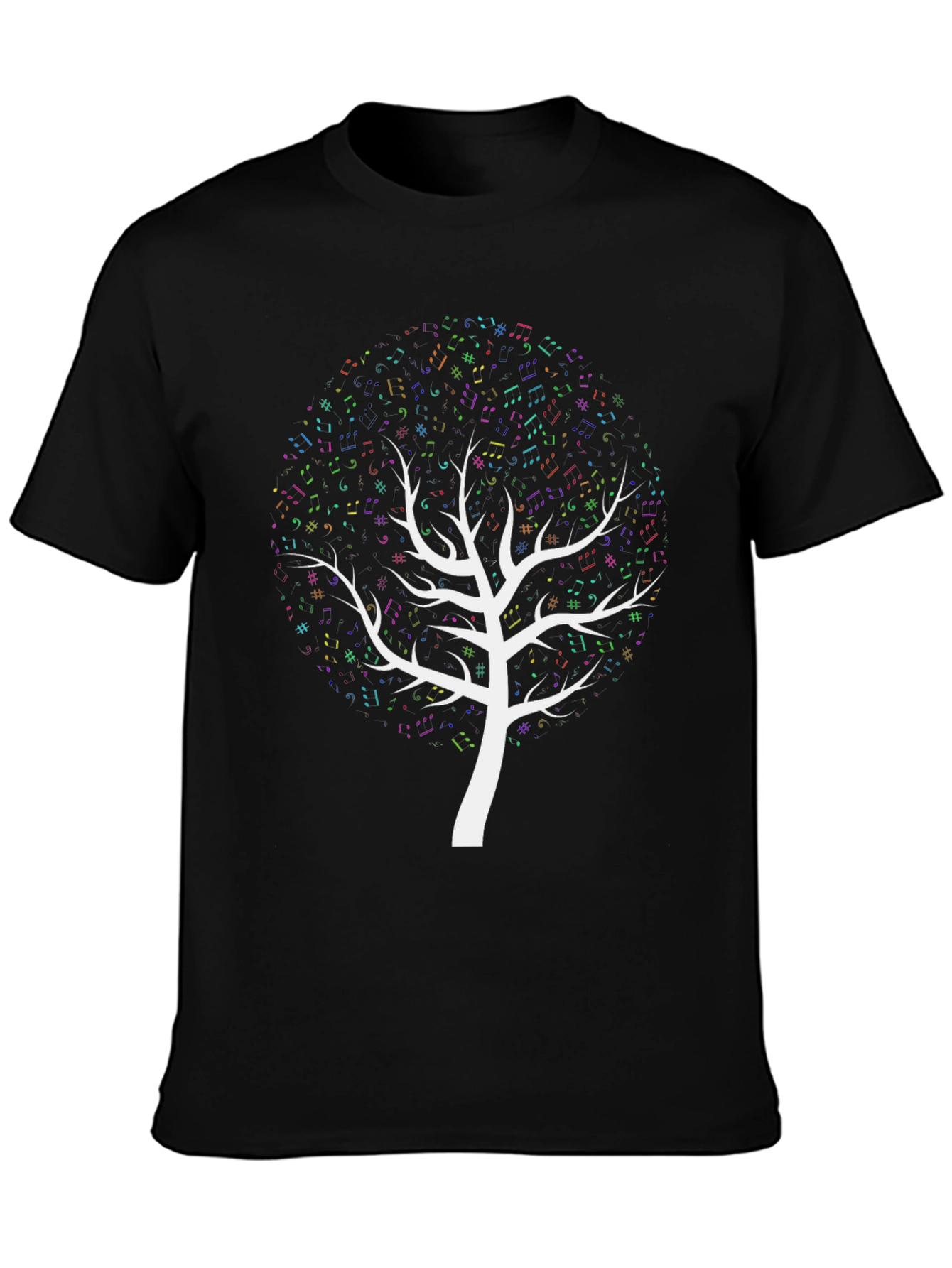 Music Tree Black T-Shirt