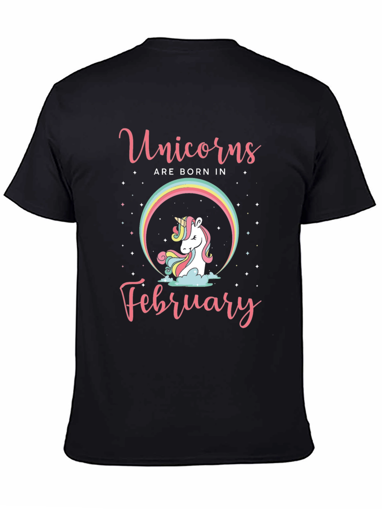 Unicorns Born In February T-Shirt