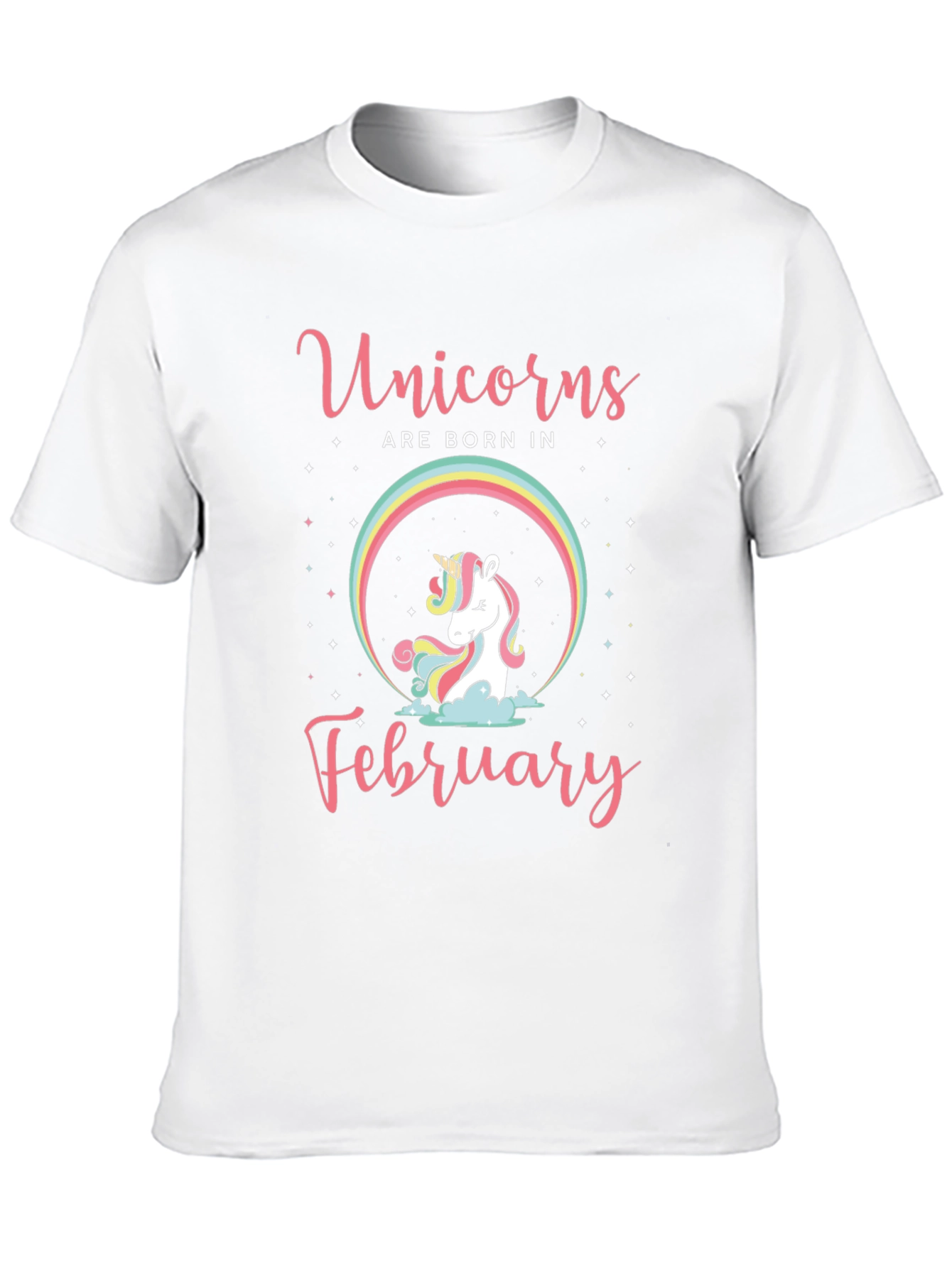 Unicorns Born In February T-Shirt