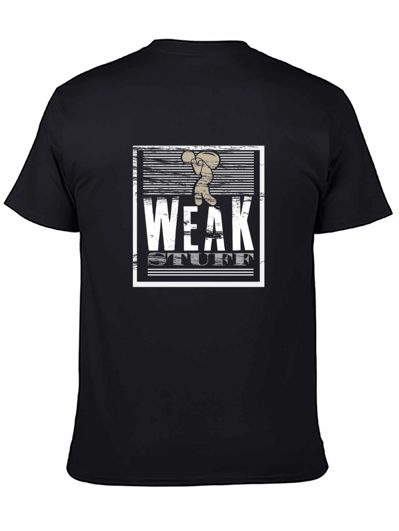 Weak Stuff Graphic T-Shirt - Black Cotton Tee