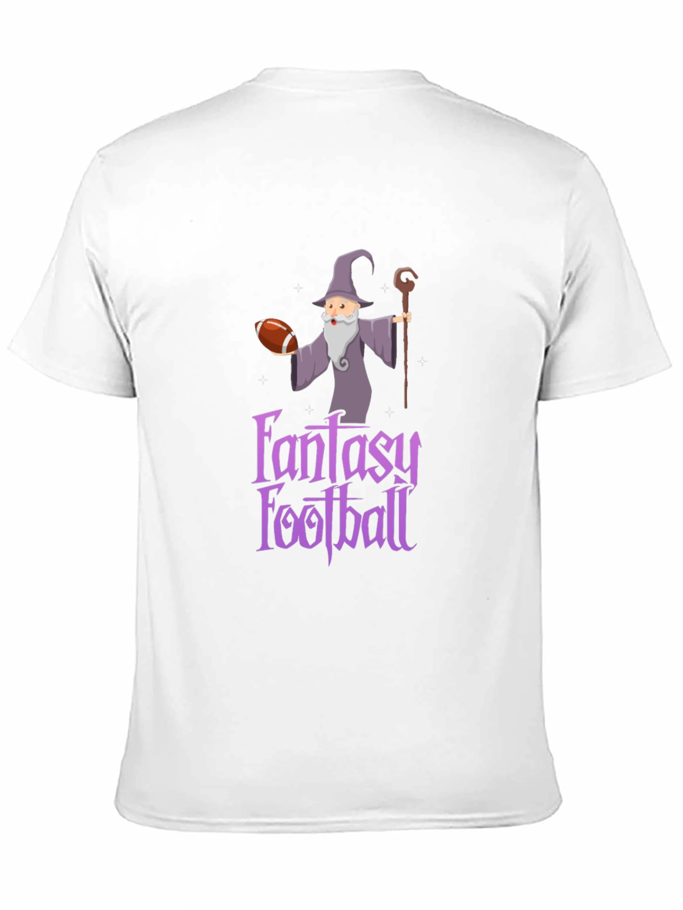 Fantasy Football Wizard Graphic Tee - Black