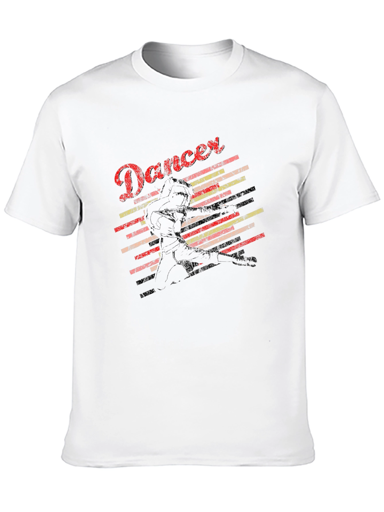 Retro Dancer Graphic Tee - Black
