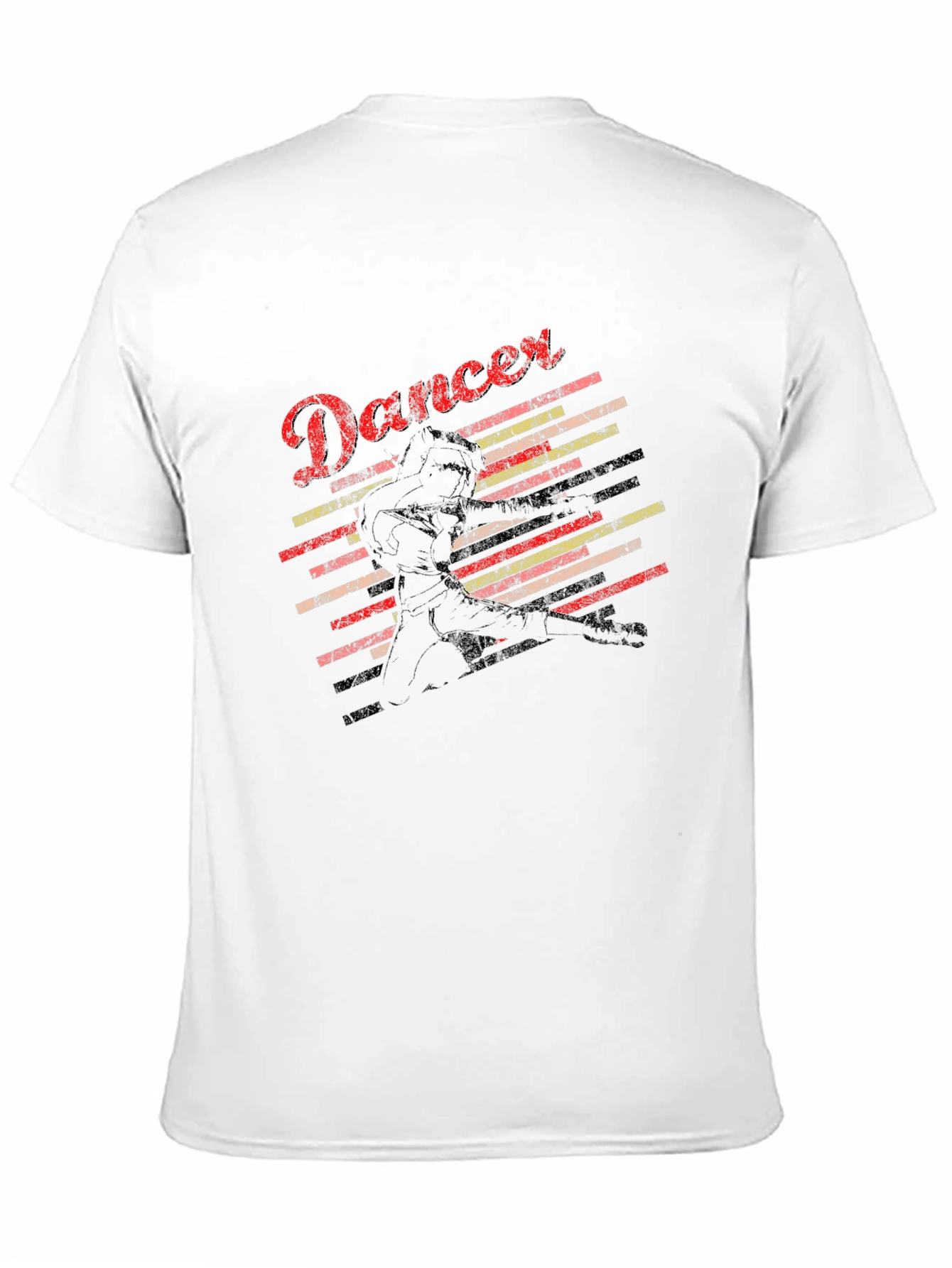 Retro Dancer Graphic Tee - Black