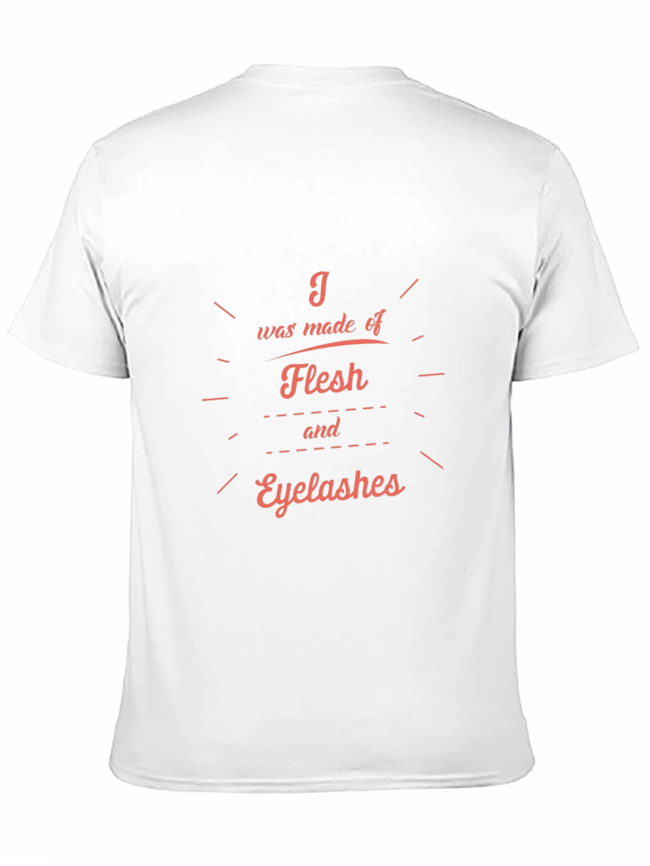 Flesh & Eyelashes Graphic Black T-Shirt