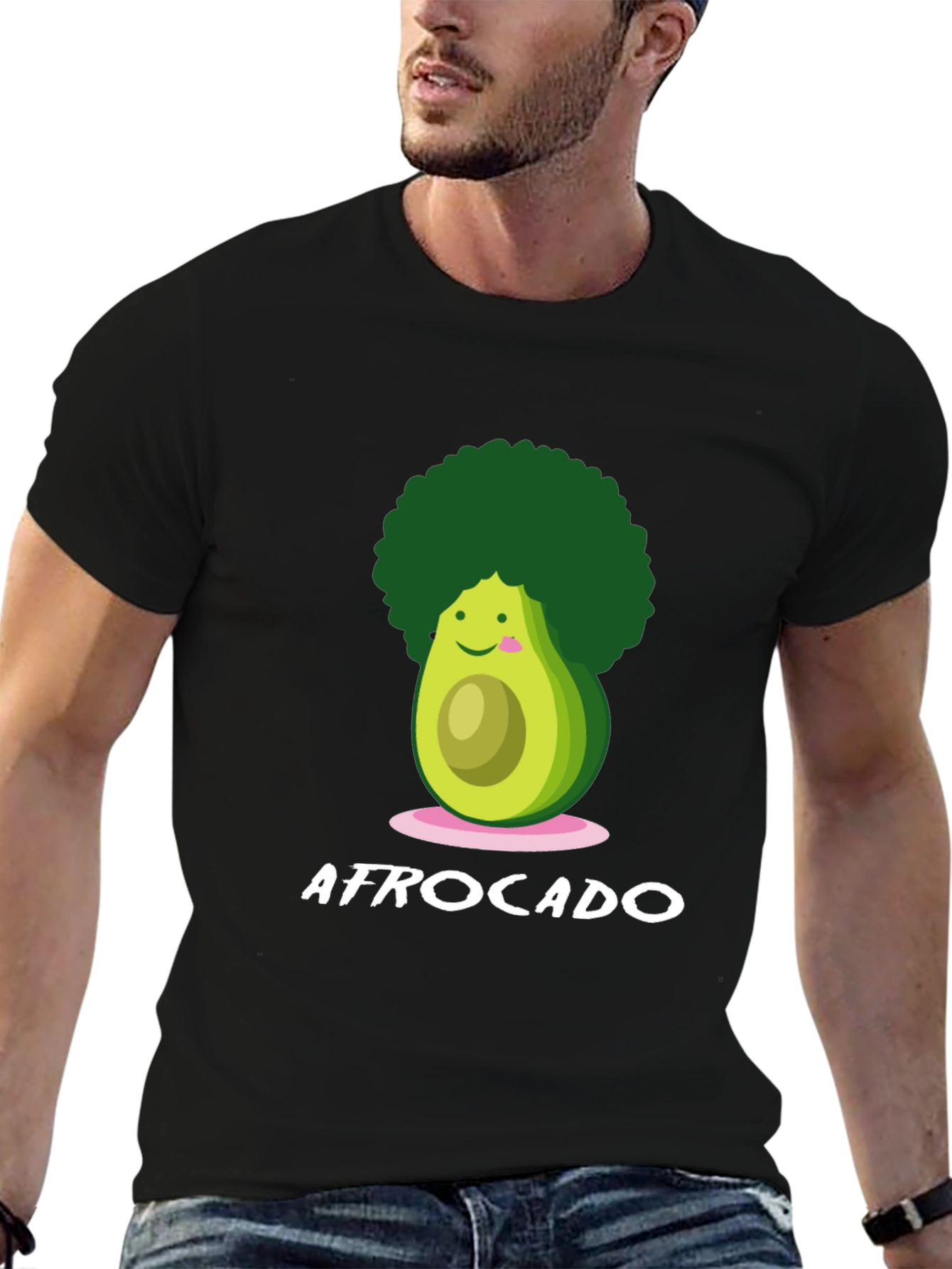 Afrocado T-Shirt - Funny Avocado Afro Tee