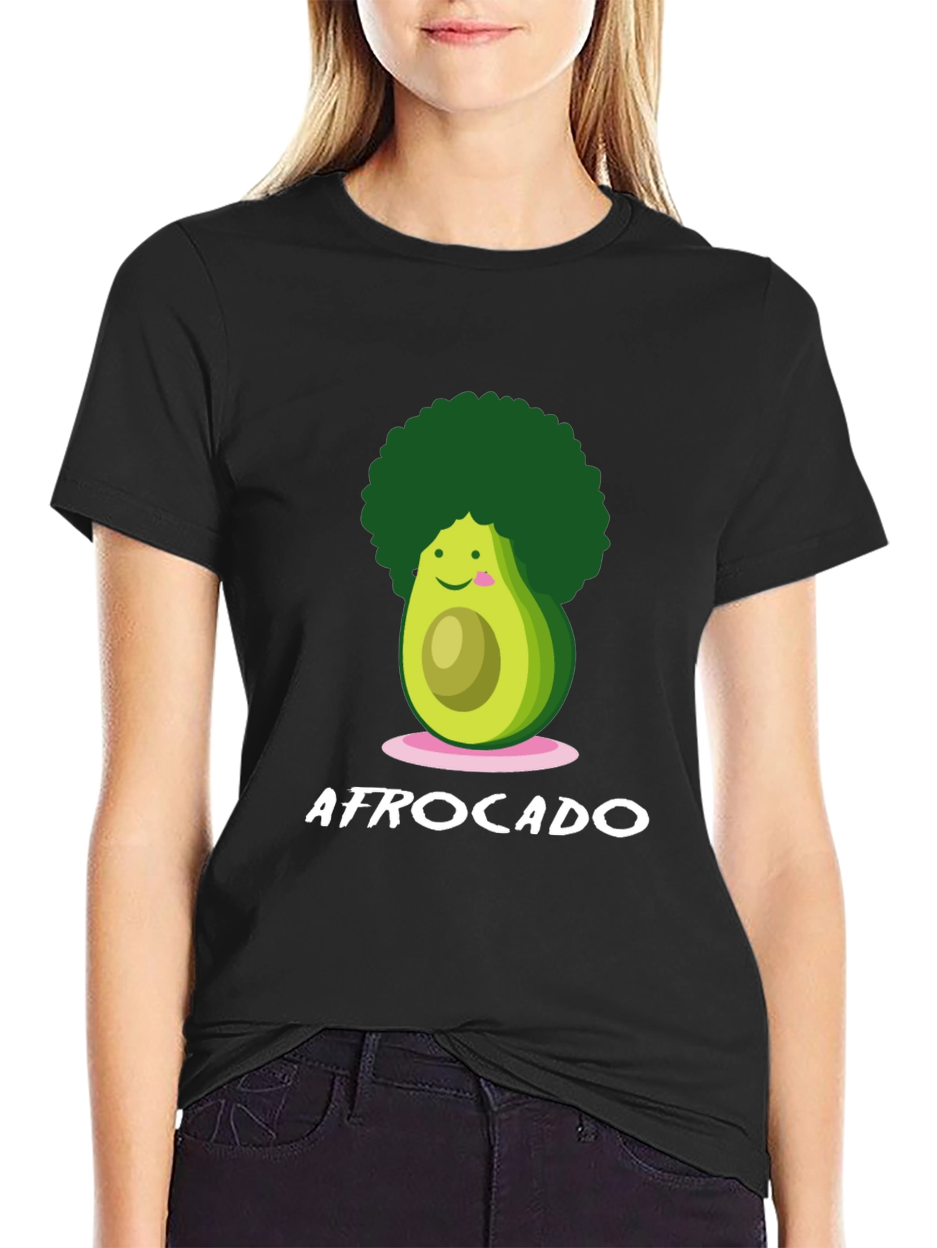 Afrocado T-Shirt - Funny Avocado Afro Tee