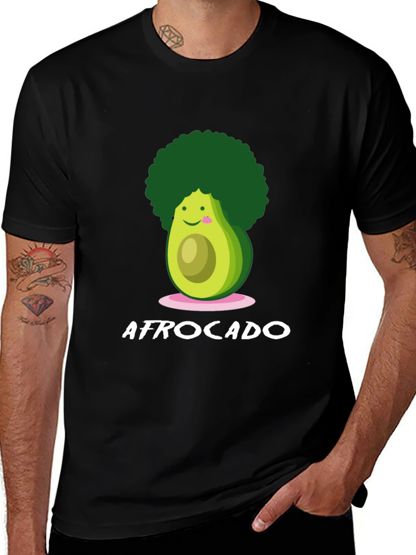 Afrocado T-Shirt - Funny Avocado Afro Tee