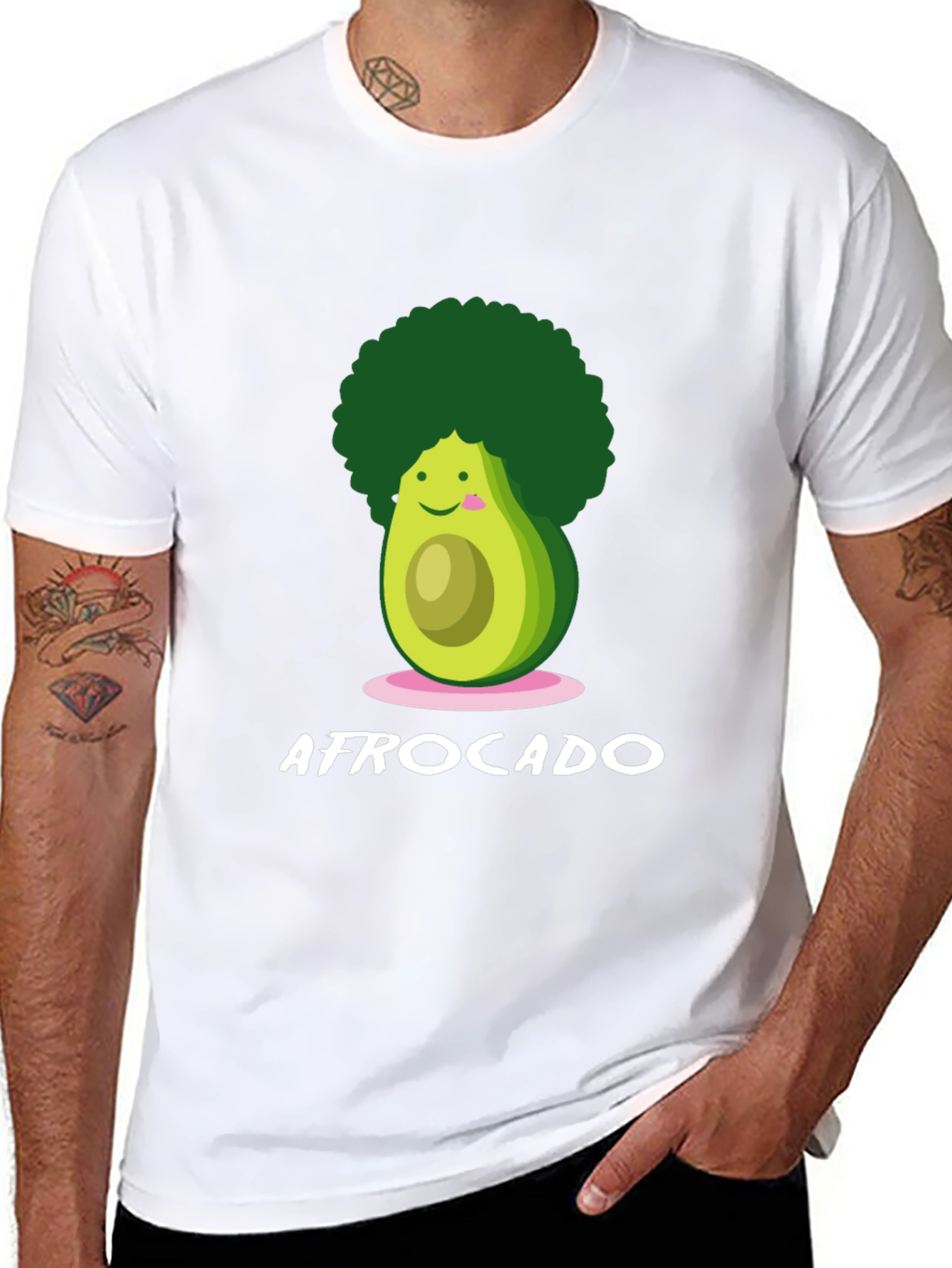 Afrocado T-Shirt - Funny Avocado Afro Tee