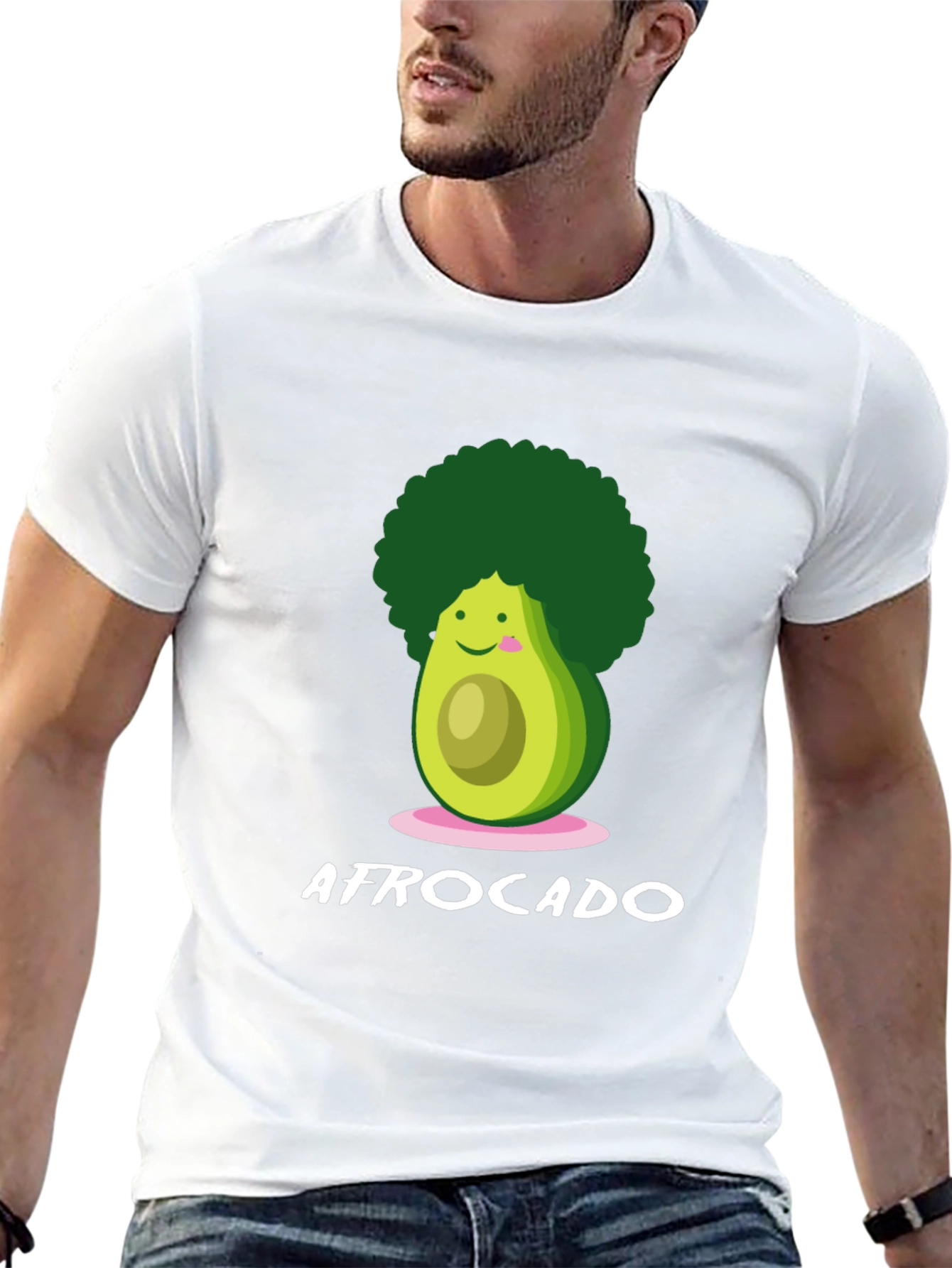 Afrocado T-Shirt - Funny Avocado Afro Tee