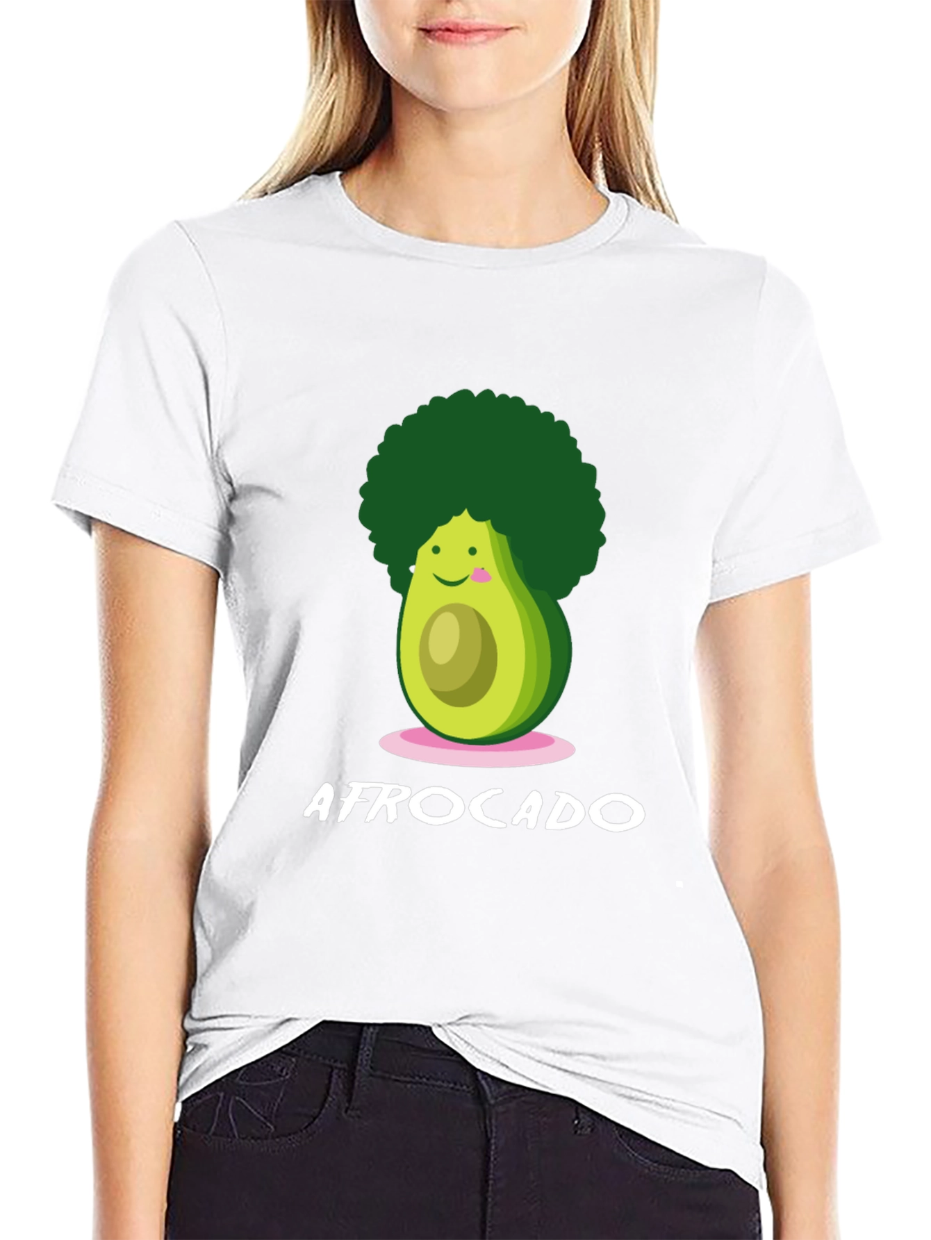 Afrocado T-Shirt - Funny Avocado Afro Tee