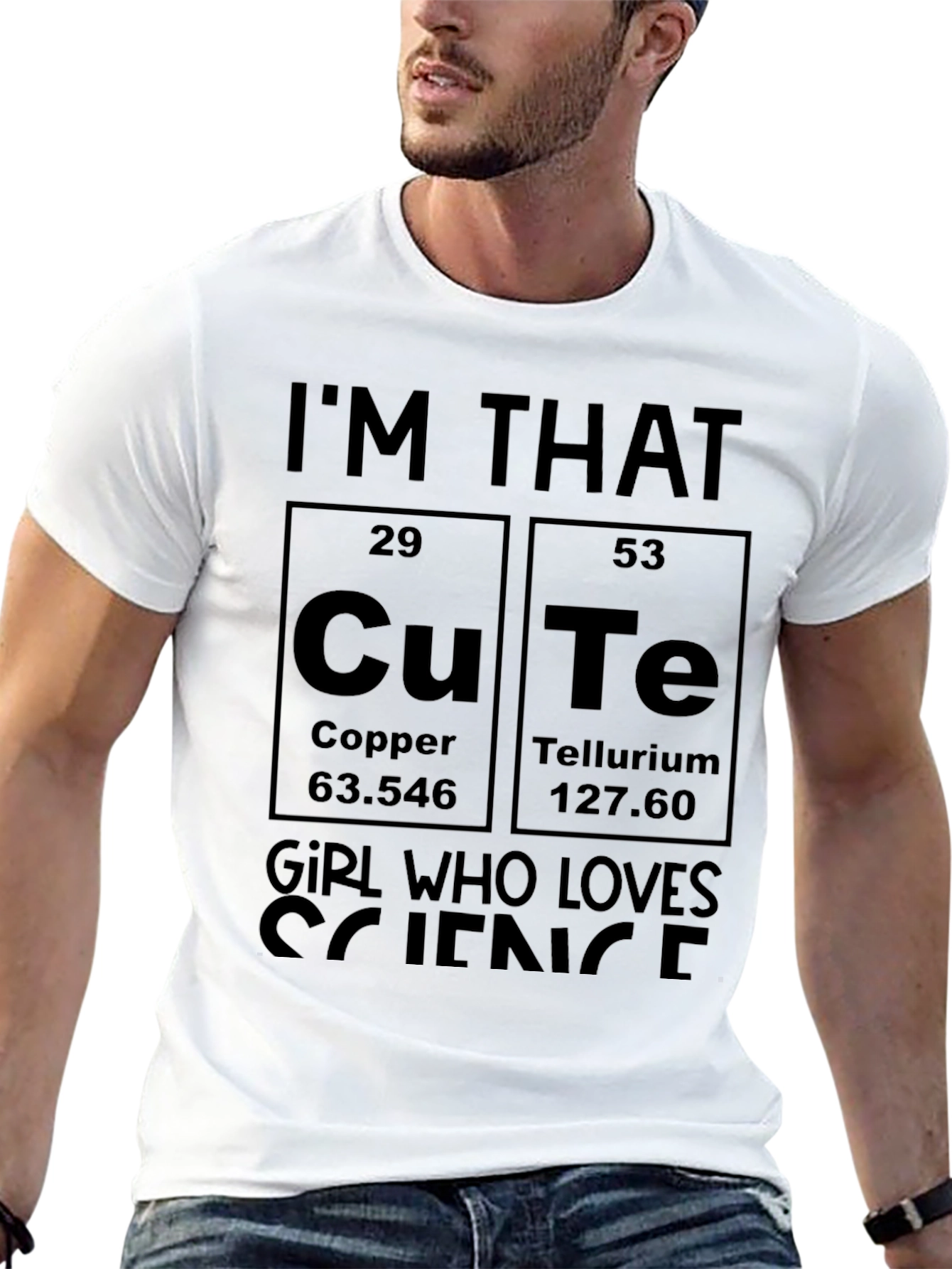 Im That Cu-Te Girl Science T-Shirt