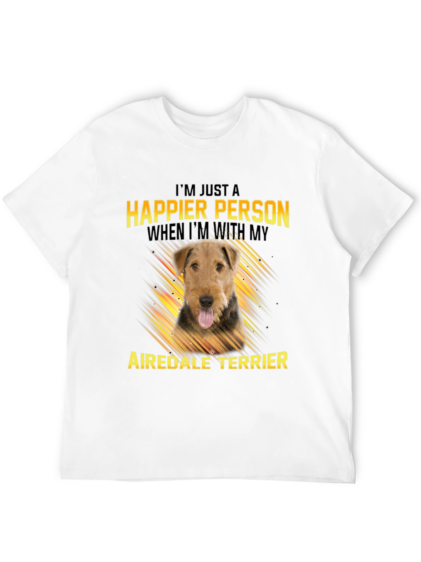 Airedale Terrier Lover T-Shirt – Funny Dog Owner Graphic Tee