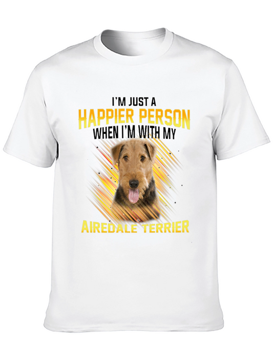 Airedale Terrier Lover T-Shirt – Funny Dog Owner Graphic Tee
