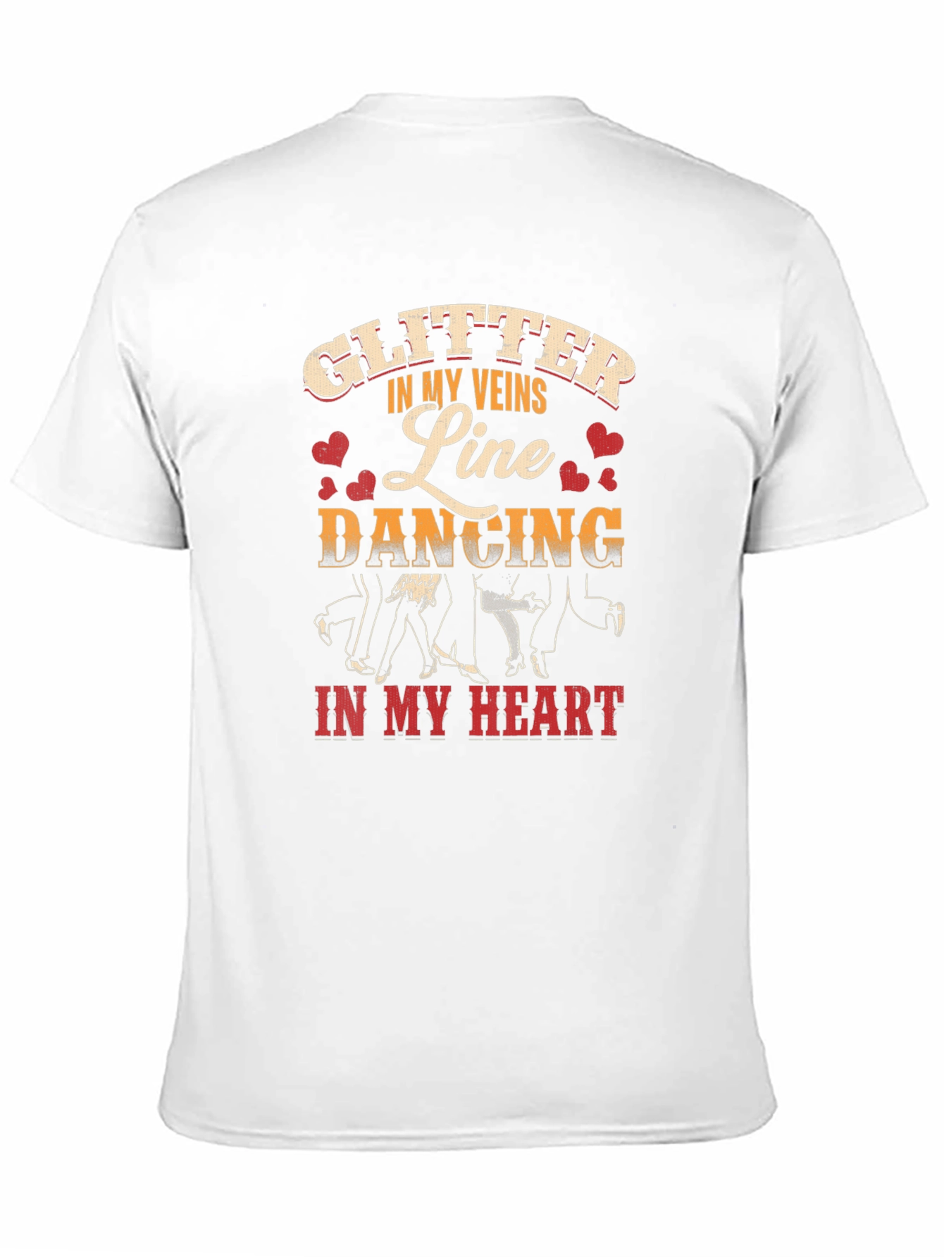 Line Dancing Glitter T-Shirt