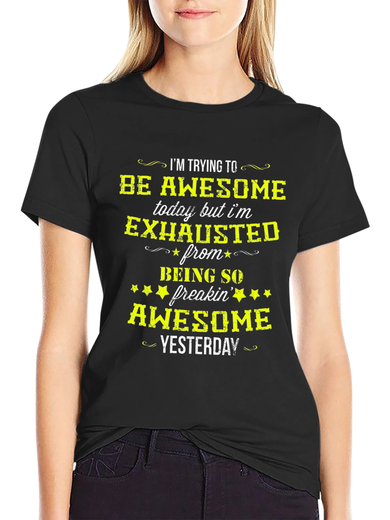 Awesome Yesterday Mens Graphic T-Shirt