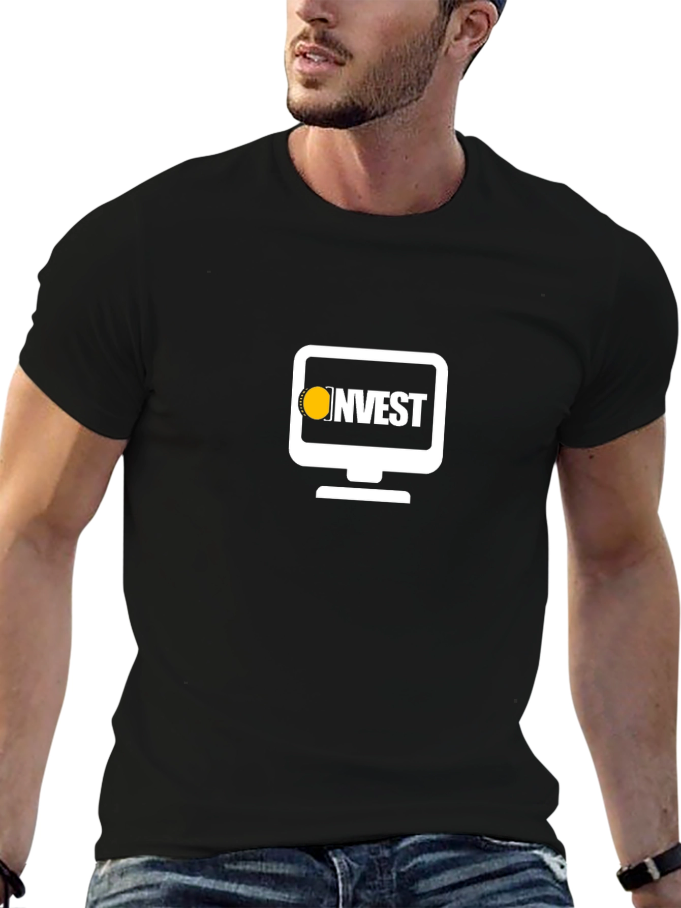 Invest Graphic T-Shirt - Modern Design